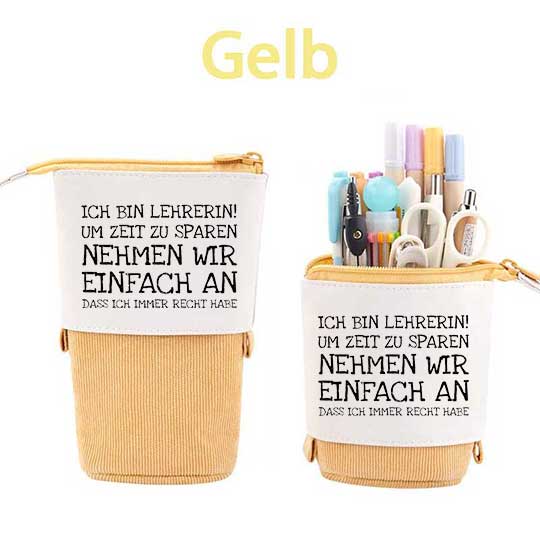 Ich bin Lehrerin Federmäppchen Mäppchen