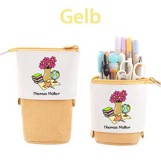 Personalisiert Name Federmäppchen Mäppchen