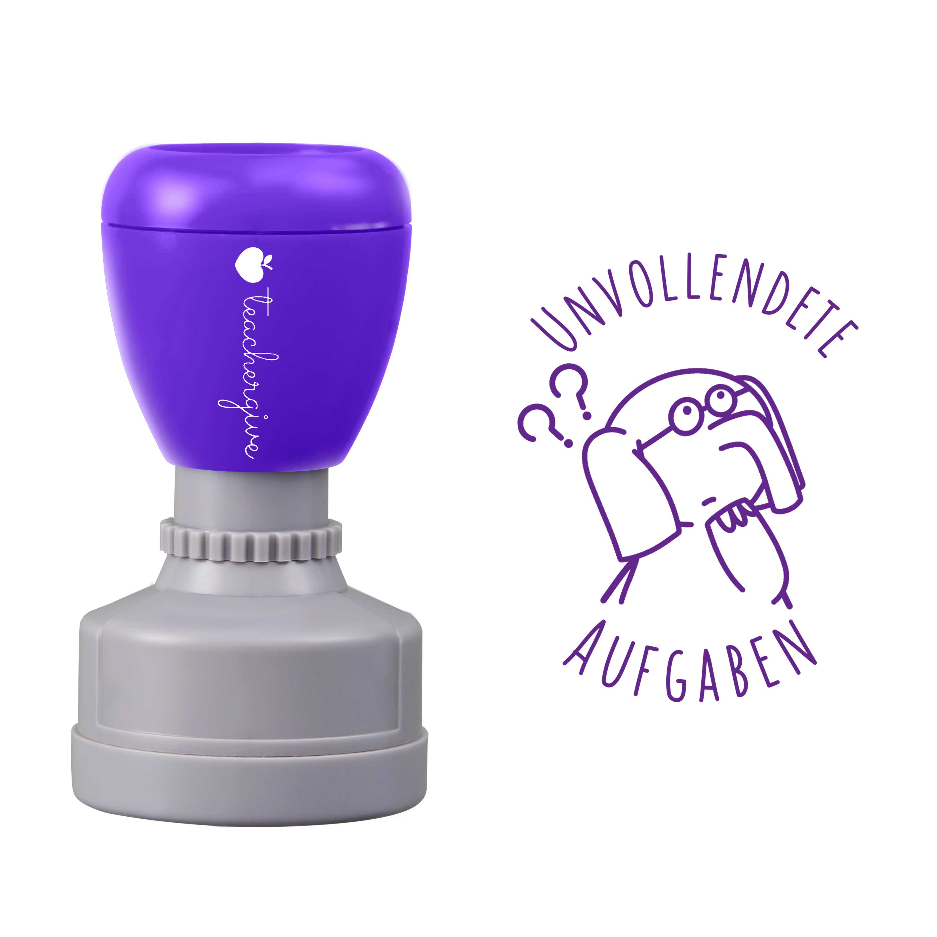 Unvollendete Aufgaben Stempel