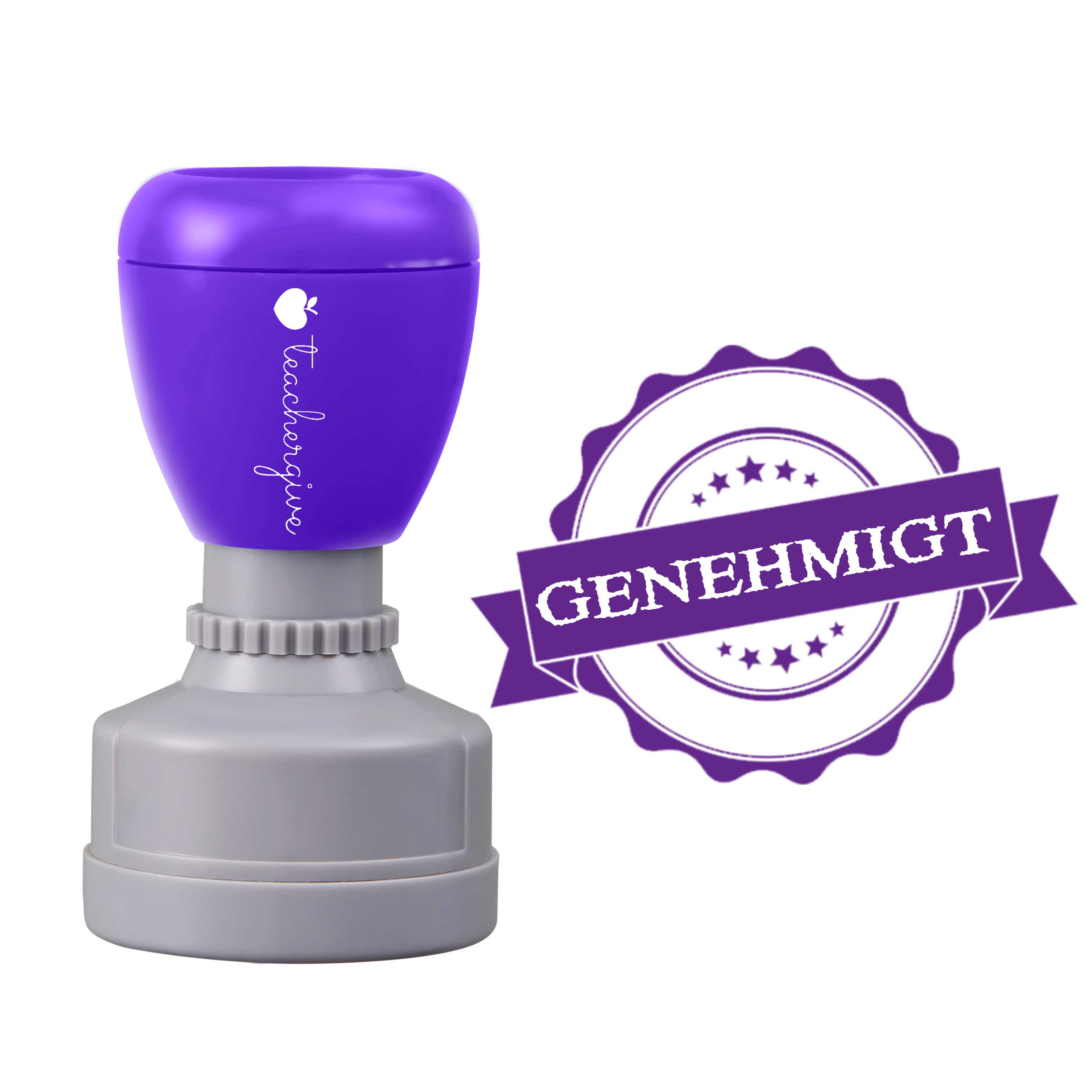 Genehmigt Lehrer Stempel