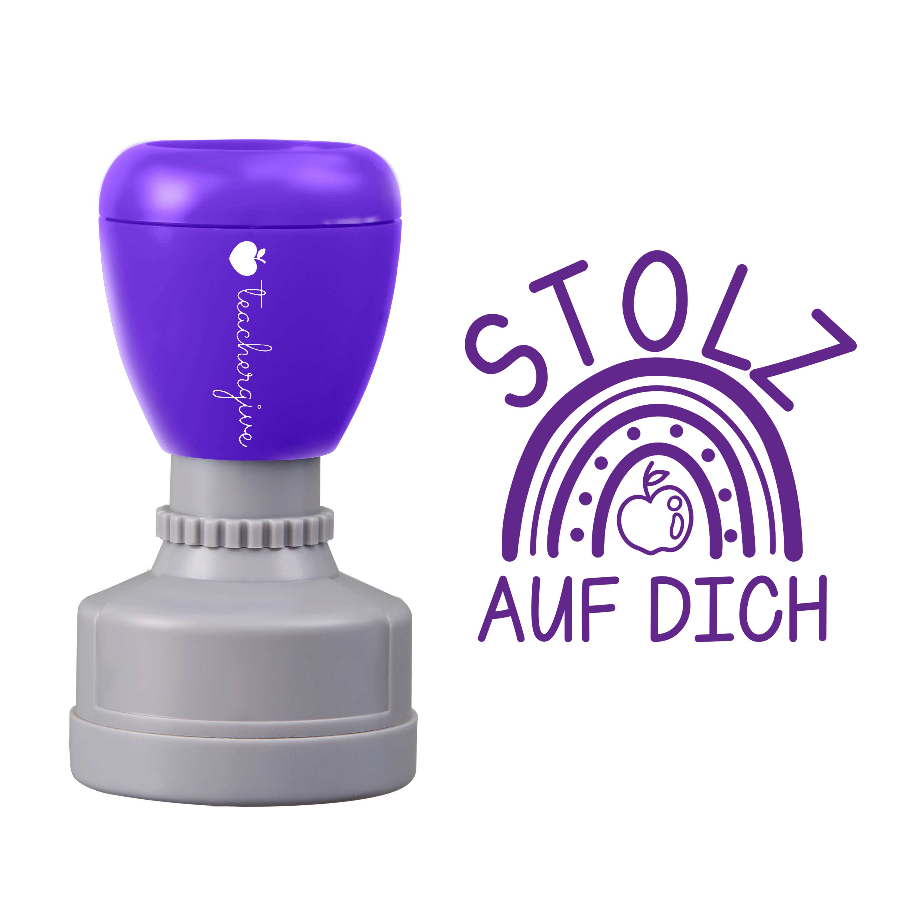 Stolz Auf Dich Regenbogen Stempel