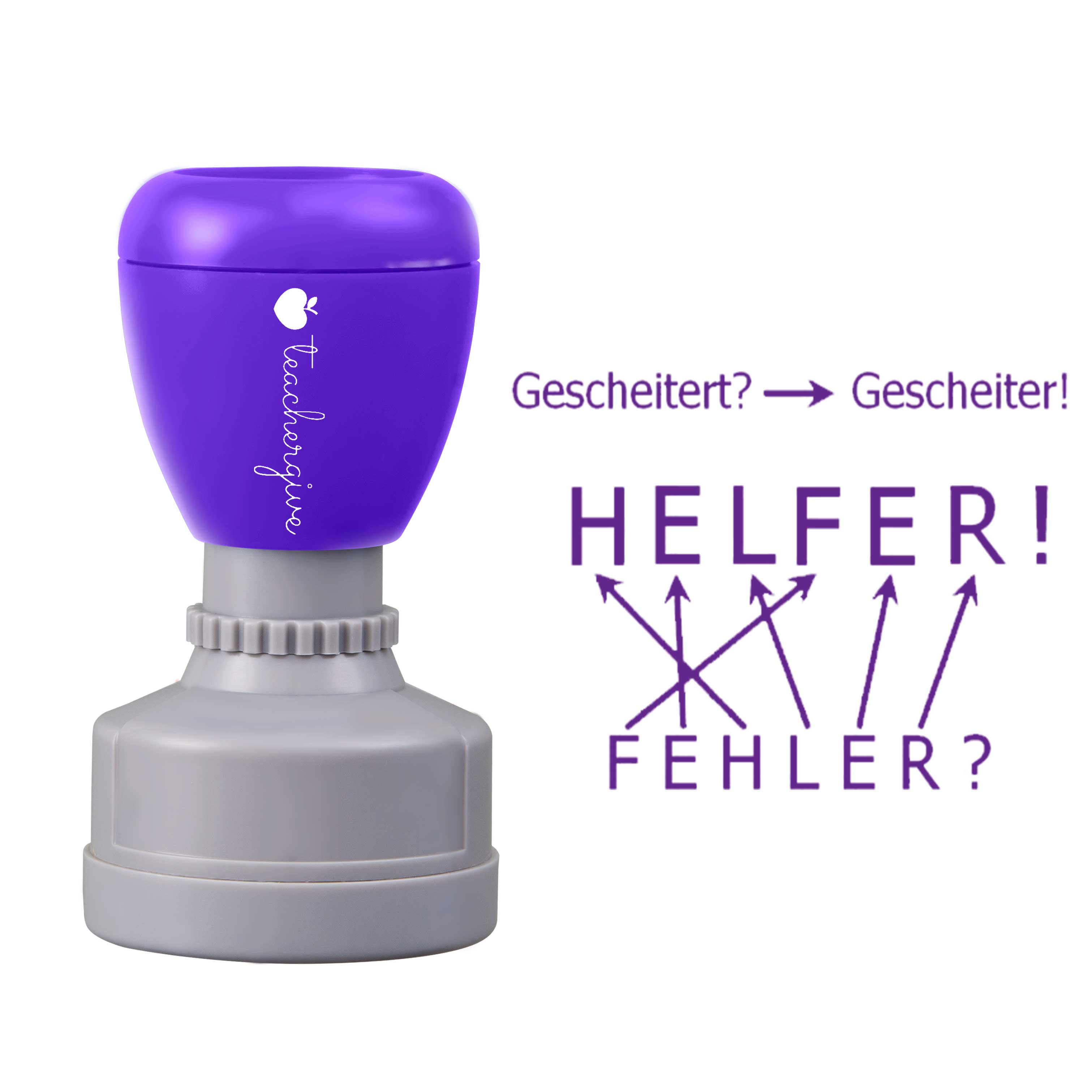 Gescheitert? Gescheiter! Fehler sind Helfer Lehrer Stempel