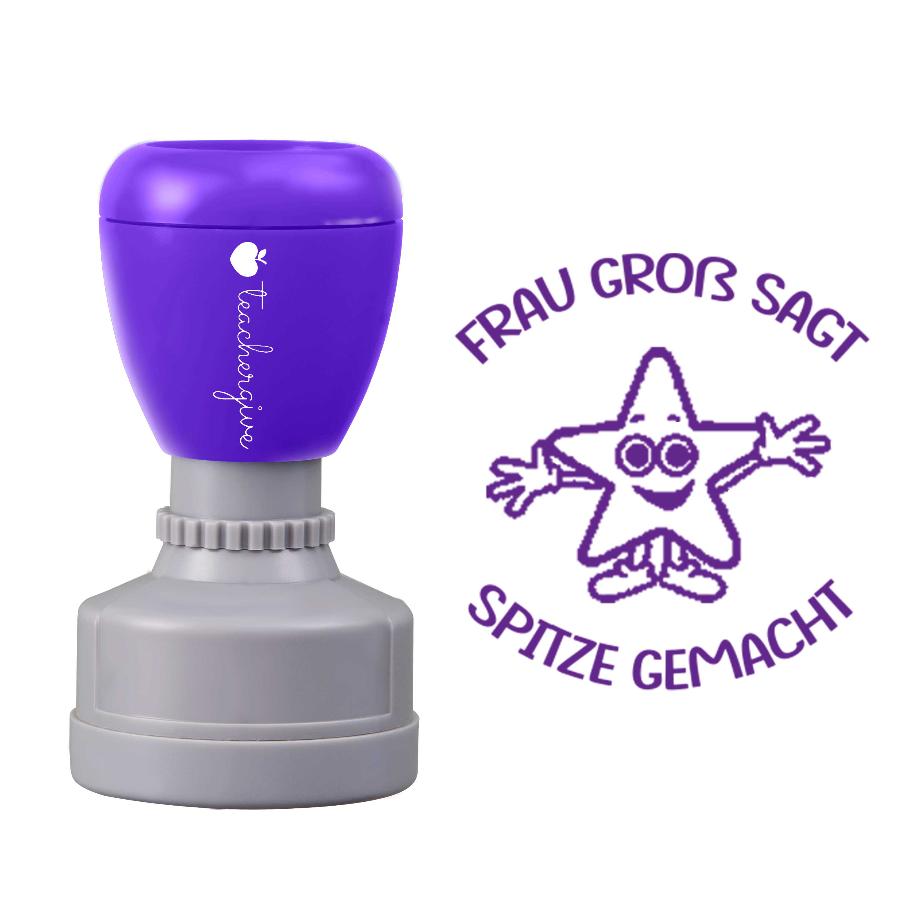 Personalisiert sagt spitze gemacht Lehrer Stempel