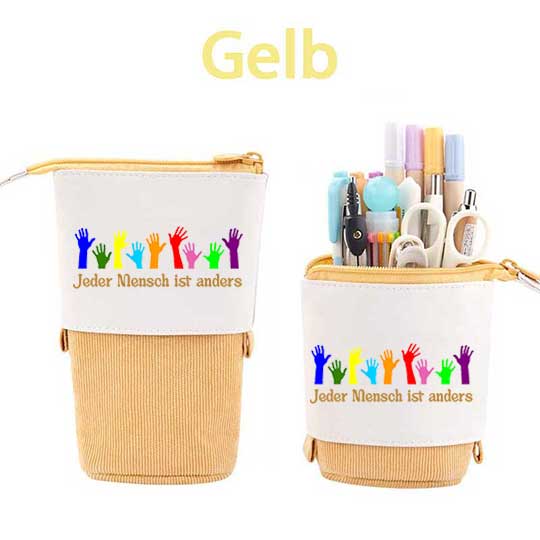 Jeder Mensch Ist Anders Bunte Hände Federmäppchen Mäppchen
