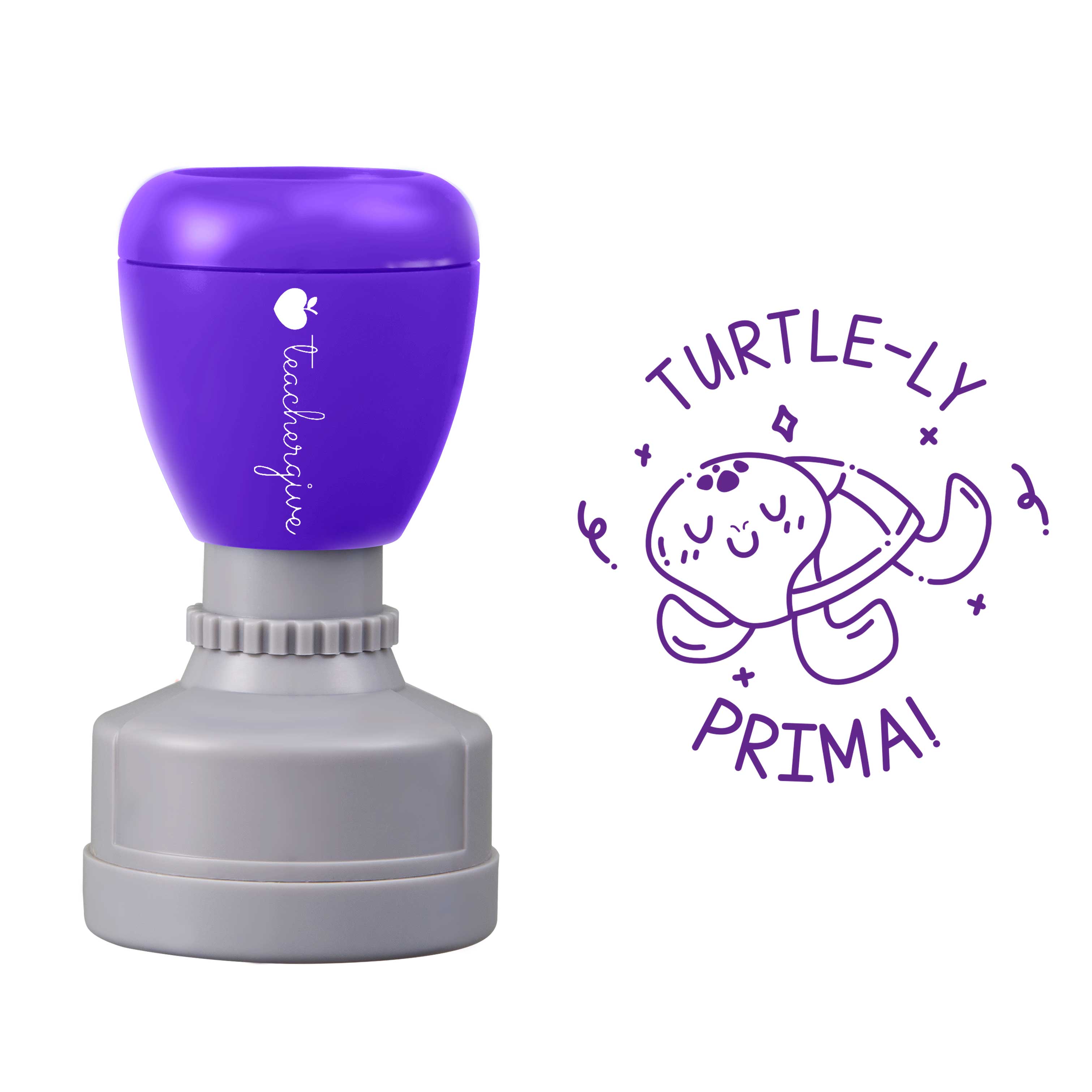 Turtlely Prima Lehrer Stempel