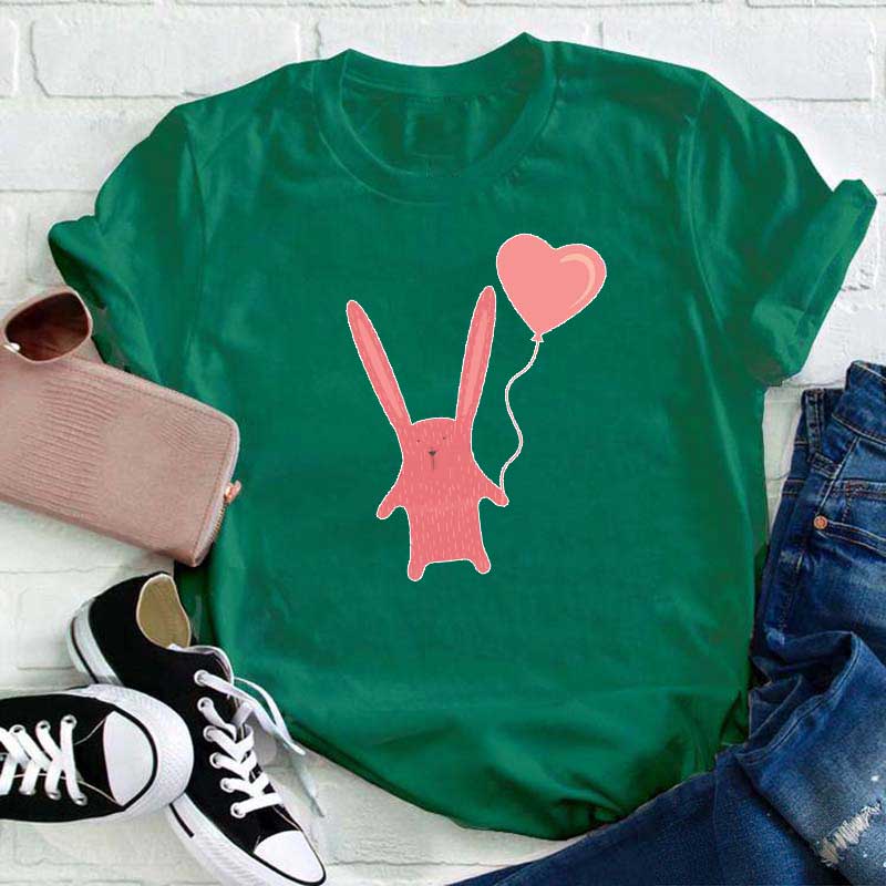 Rotes Herz Lehrer T-Shirt