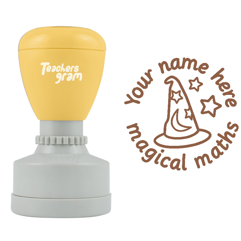 Personalized Magical Maths Stamp