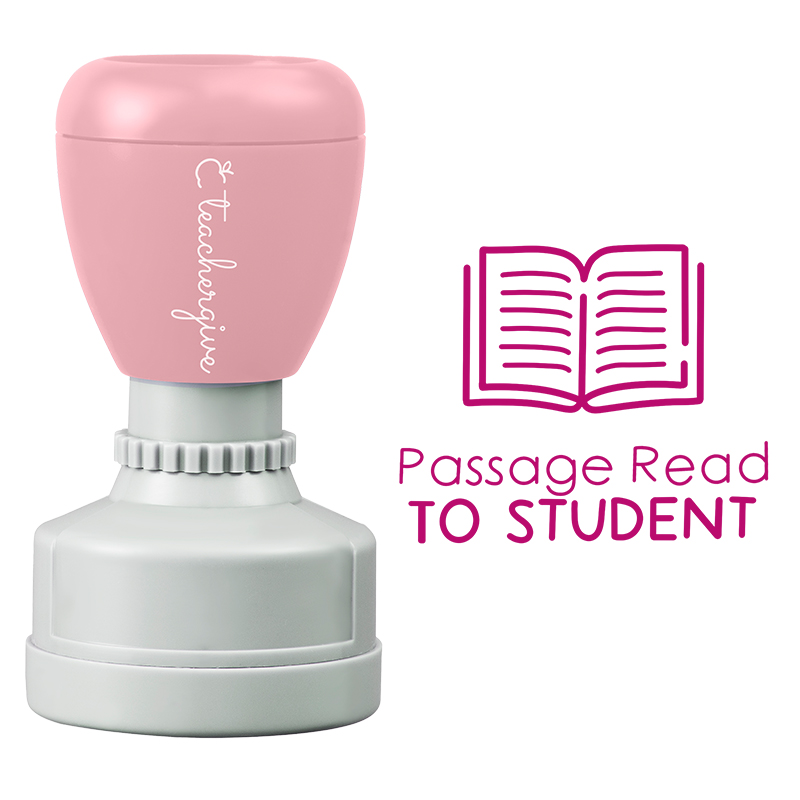 Passage Read To Student Teacher Stamp