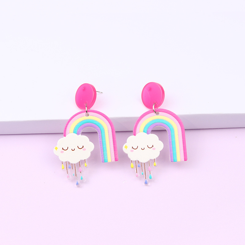Clouds Raindrops Fashion Earrings