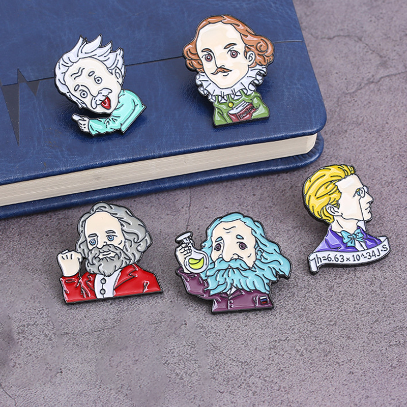 Celebrities In Different  Areas Pin Set