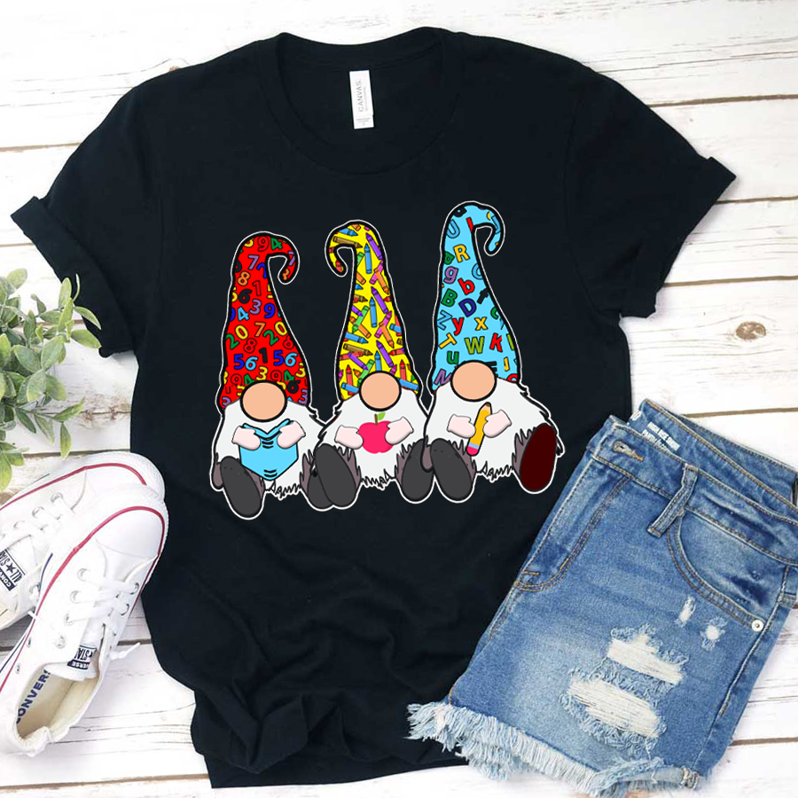 Humorous Three Tiny Humans  Cartoon  T-Shirt