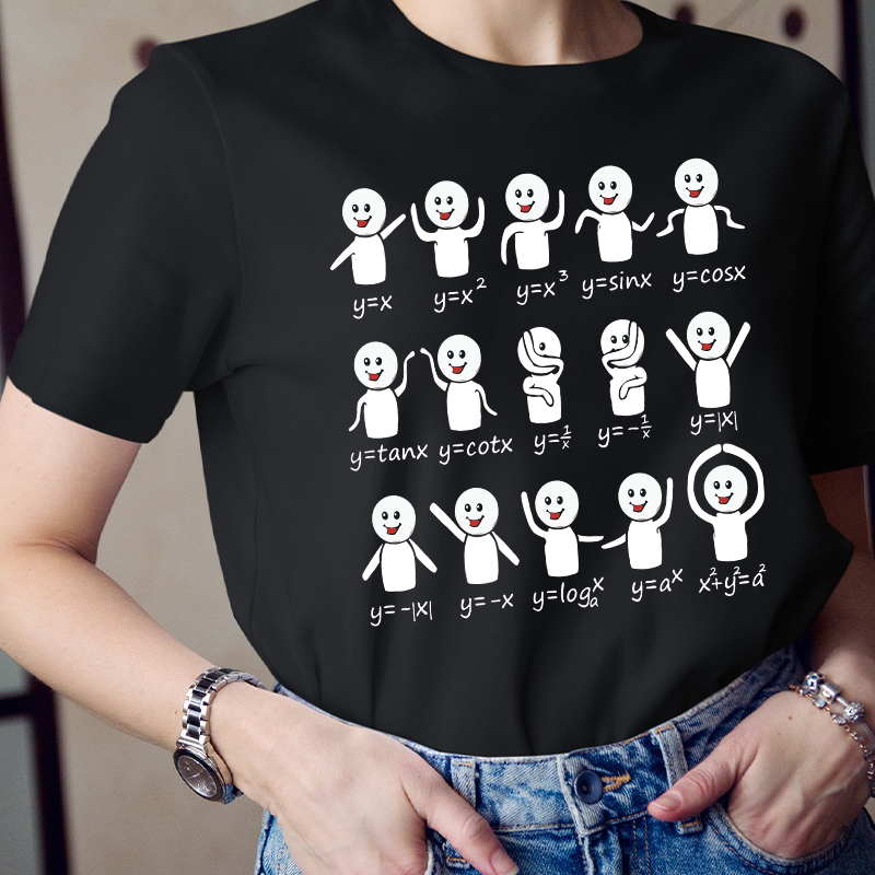 Funny Math Formula Little People T-Shirt