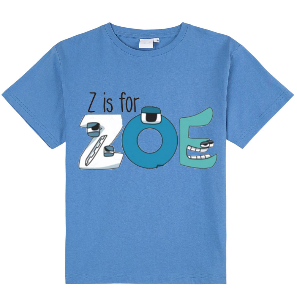 Personalized Funny Letters Kids T-Shirt