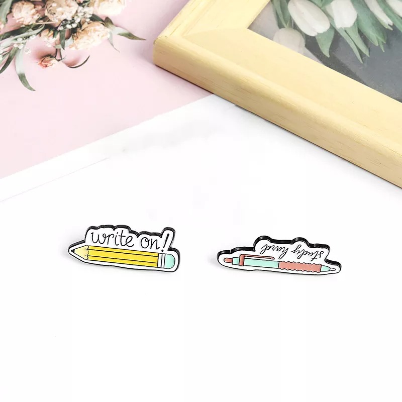 Cartoon Briefstift Pin-Set