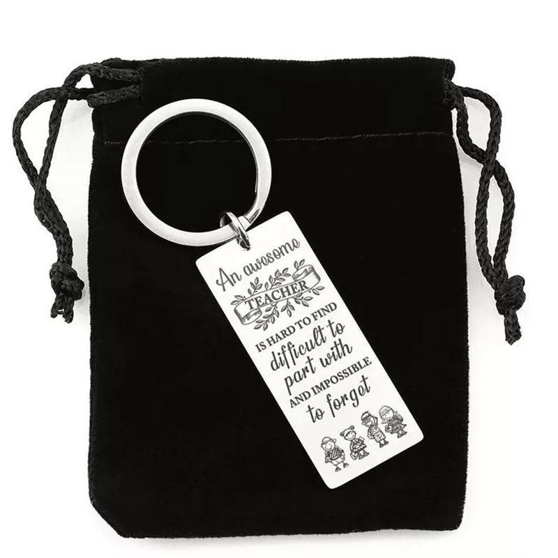 Personalized Teacher Gift Keychain