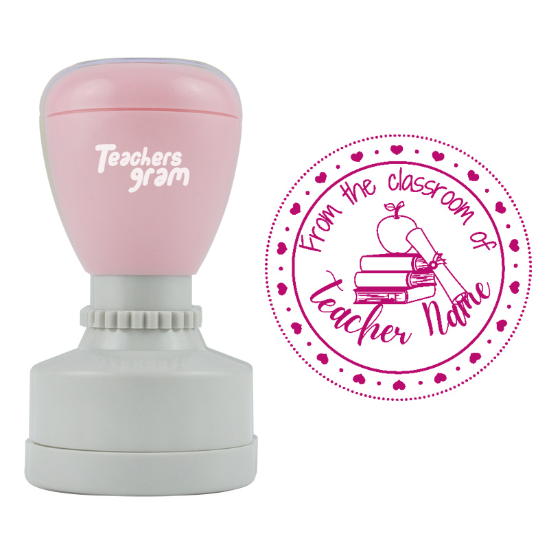 Personalisiert Aus dem Klassenzimmer Apfel Lehrer Stempel