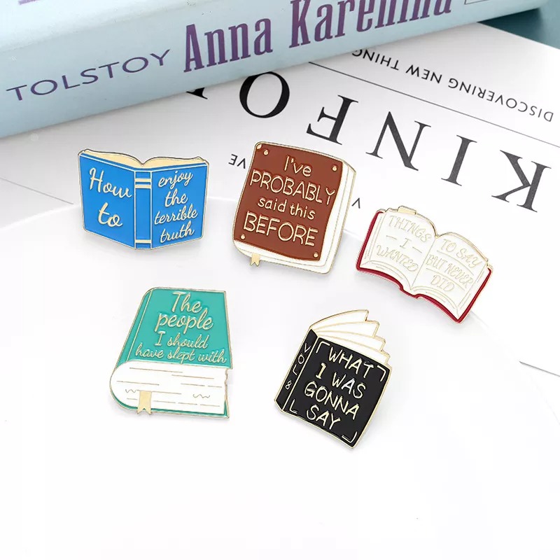 Buch Alphabet Reihe Pin-Set
