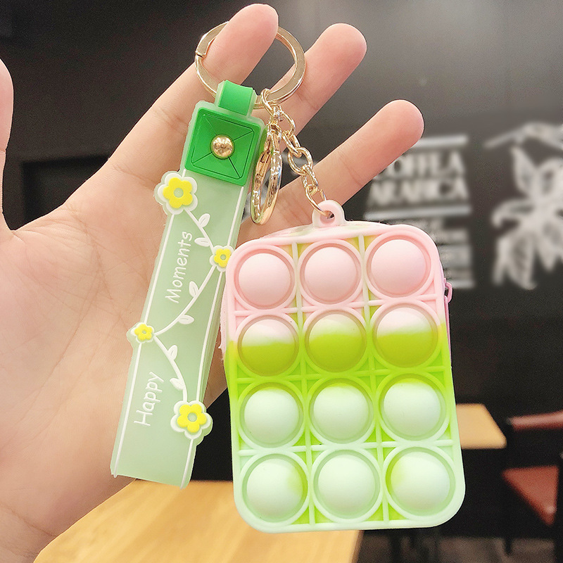Silicone Backpack Pendant Keychain