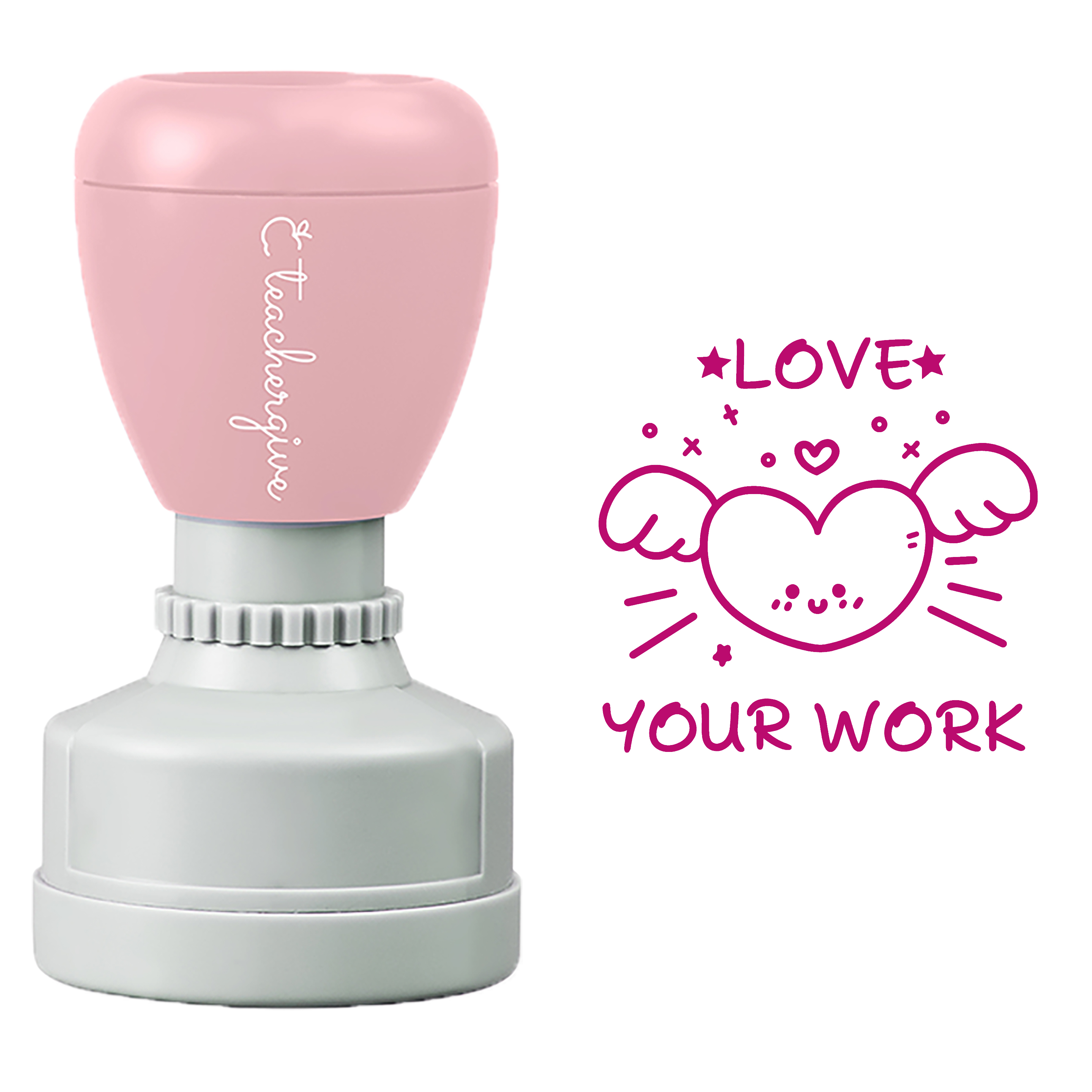 Love Your Work Wings Stamp