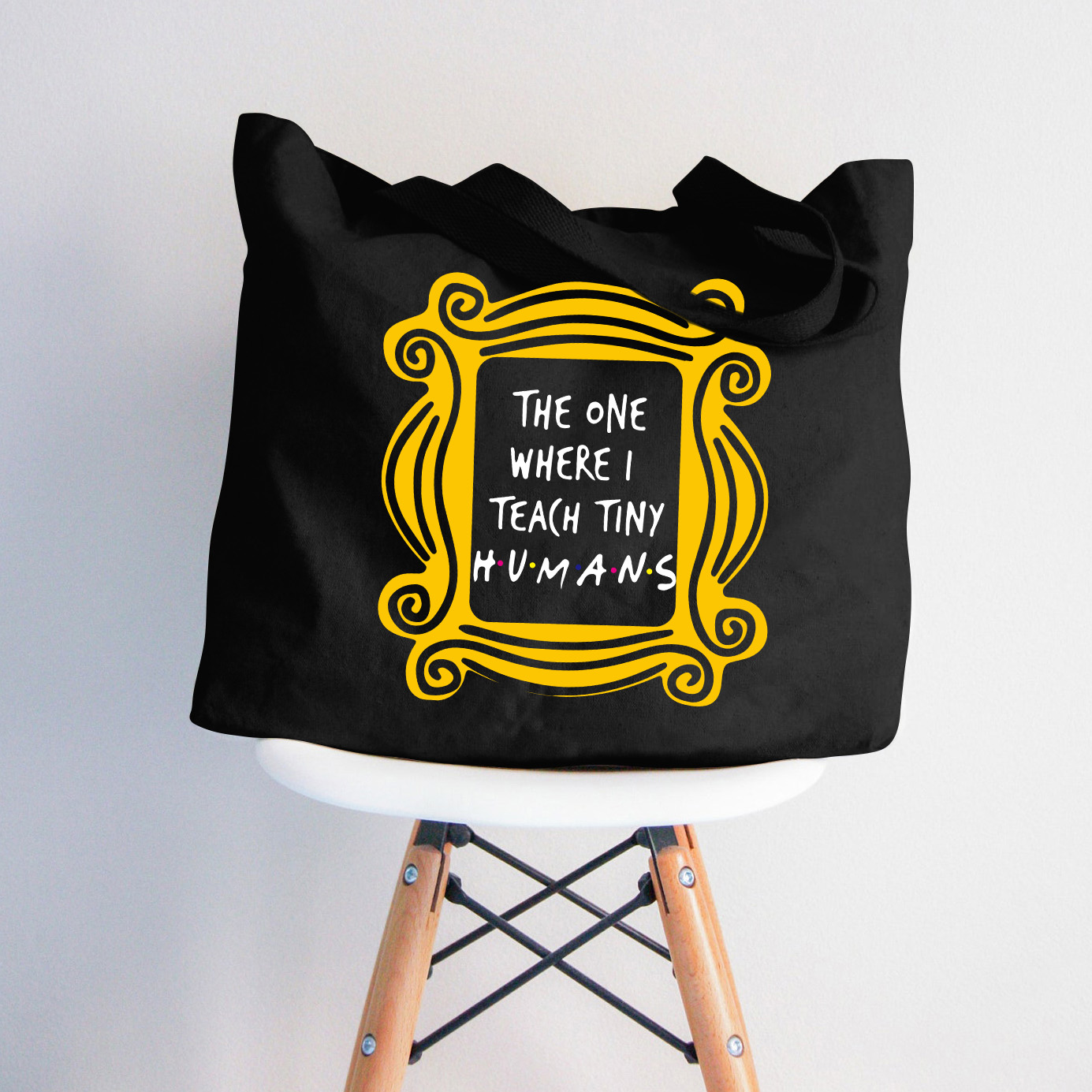 Der Ort, an dem ich kleine Menschen unterrichte Lehrer Tragetasche mit Reißverschluss