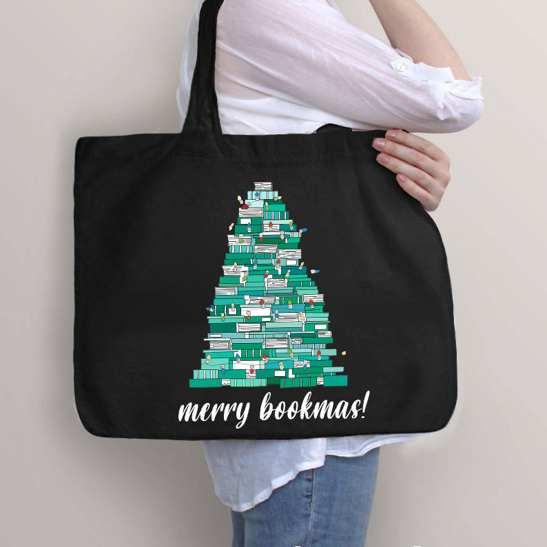 Weihnachten Buch Tasche mit Reißverschluss