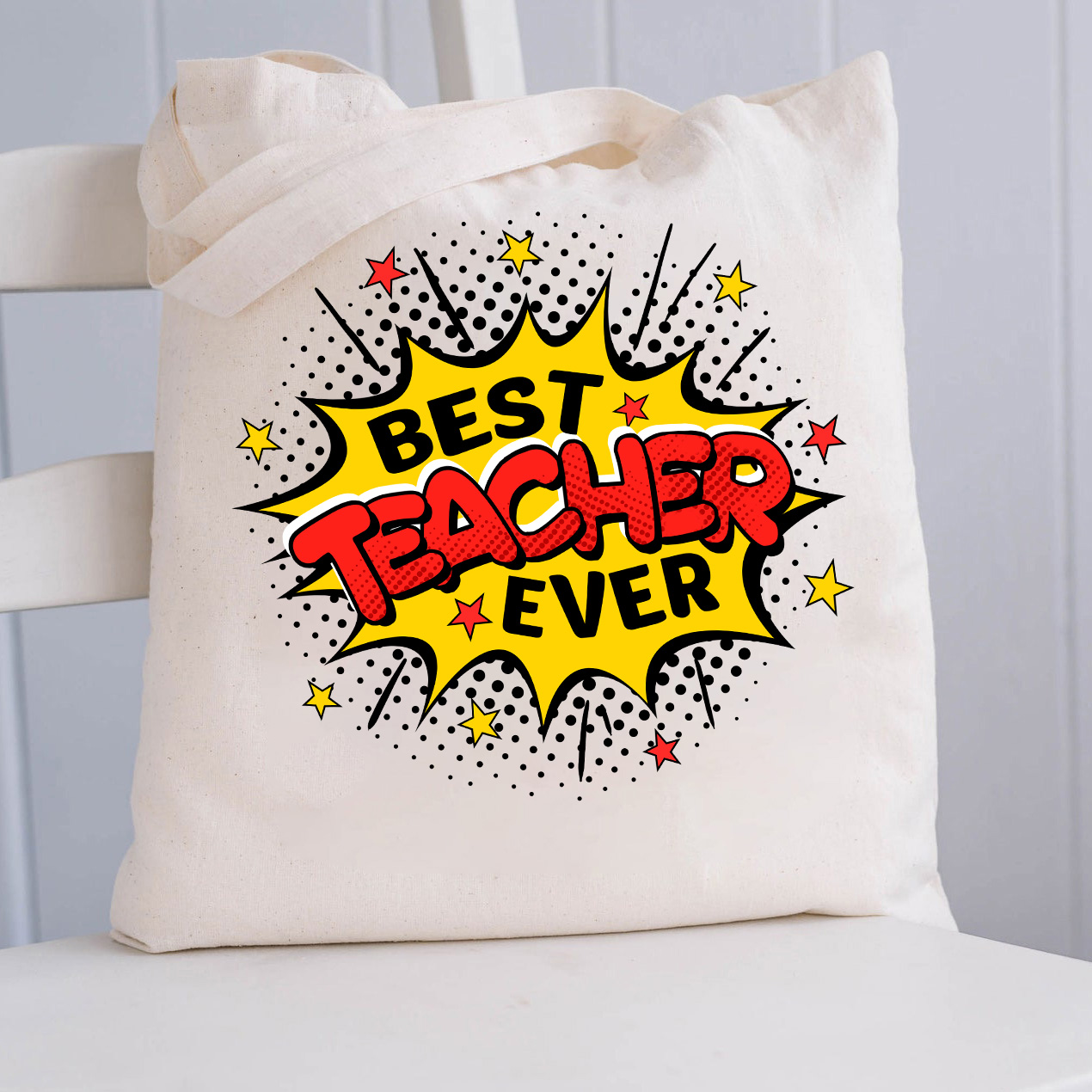 Beste Lehrer überhaupt Stern Lehrer Tragetasche