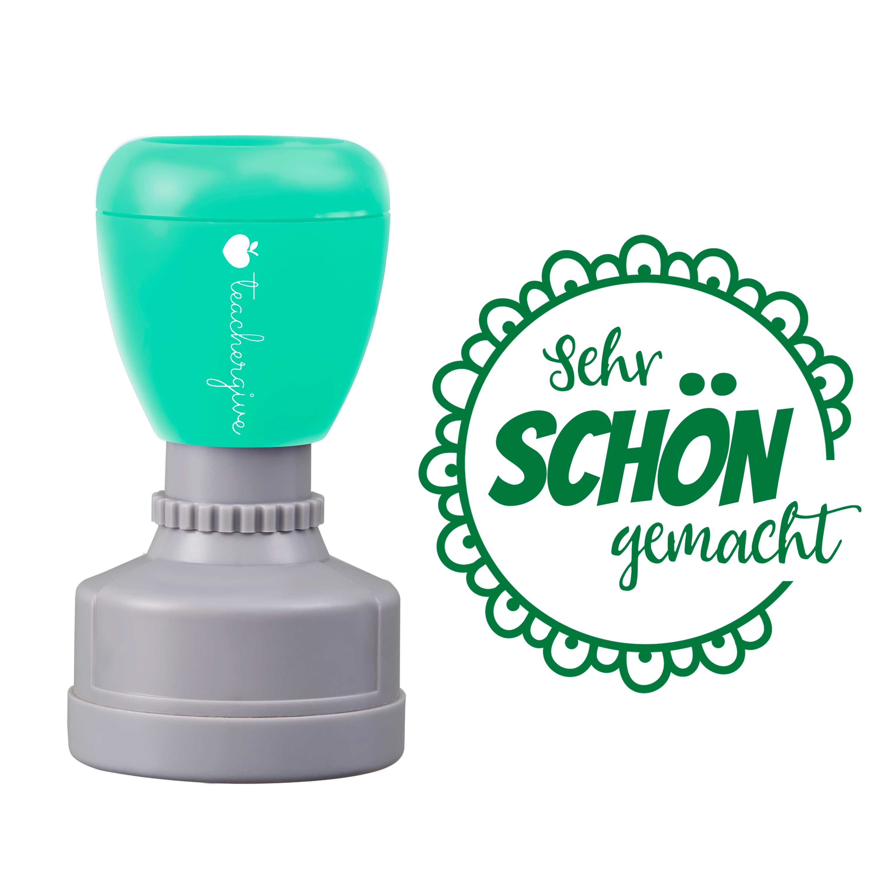 Sehr schön gemacht Lehrer Stempel