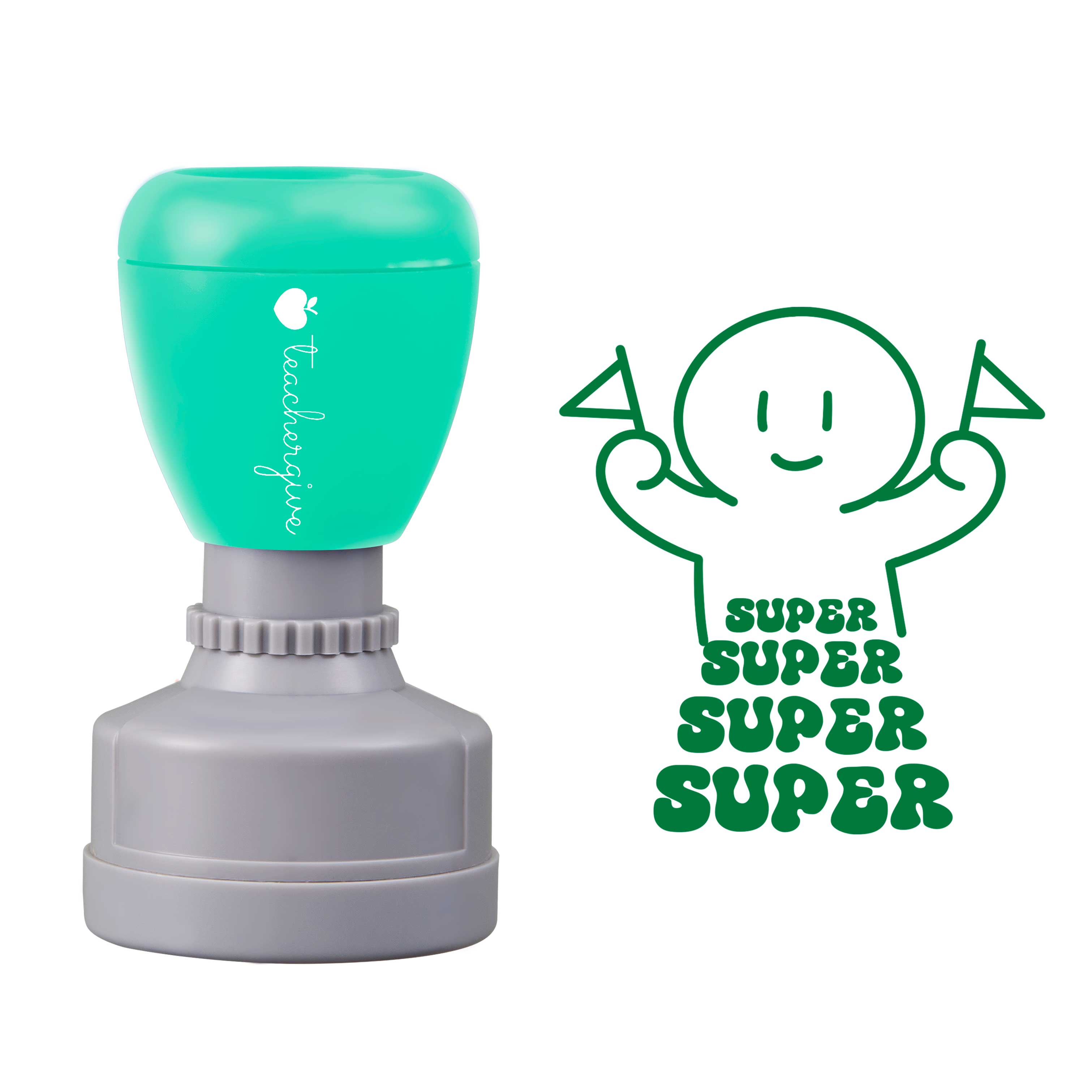 Super Super Super Lehrer Stempel
