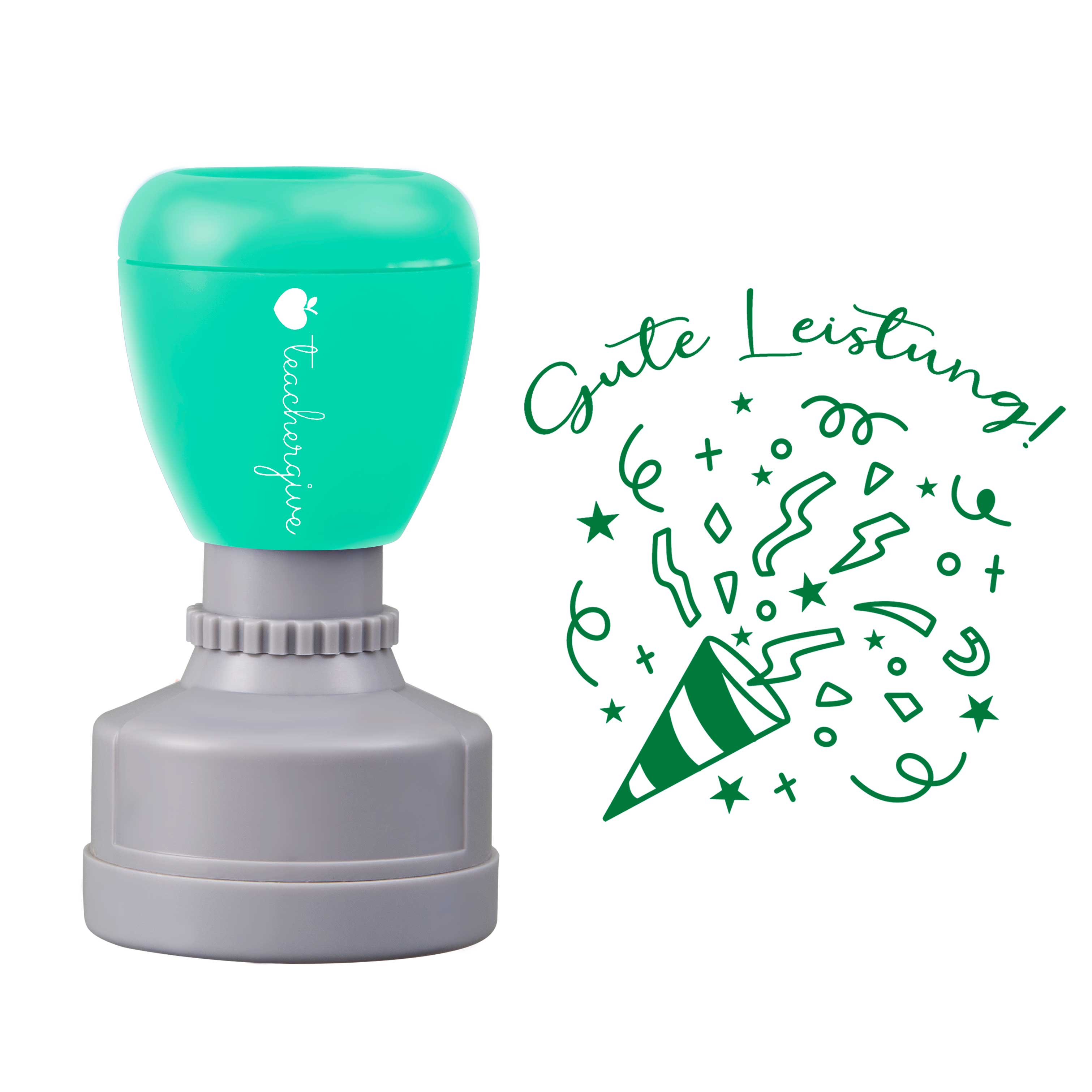 Gute Leistung Lehrer Stempel