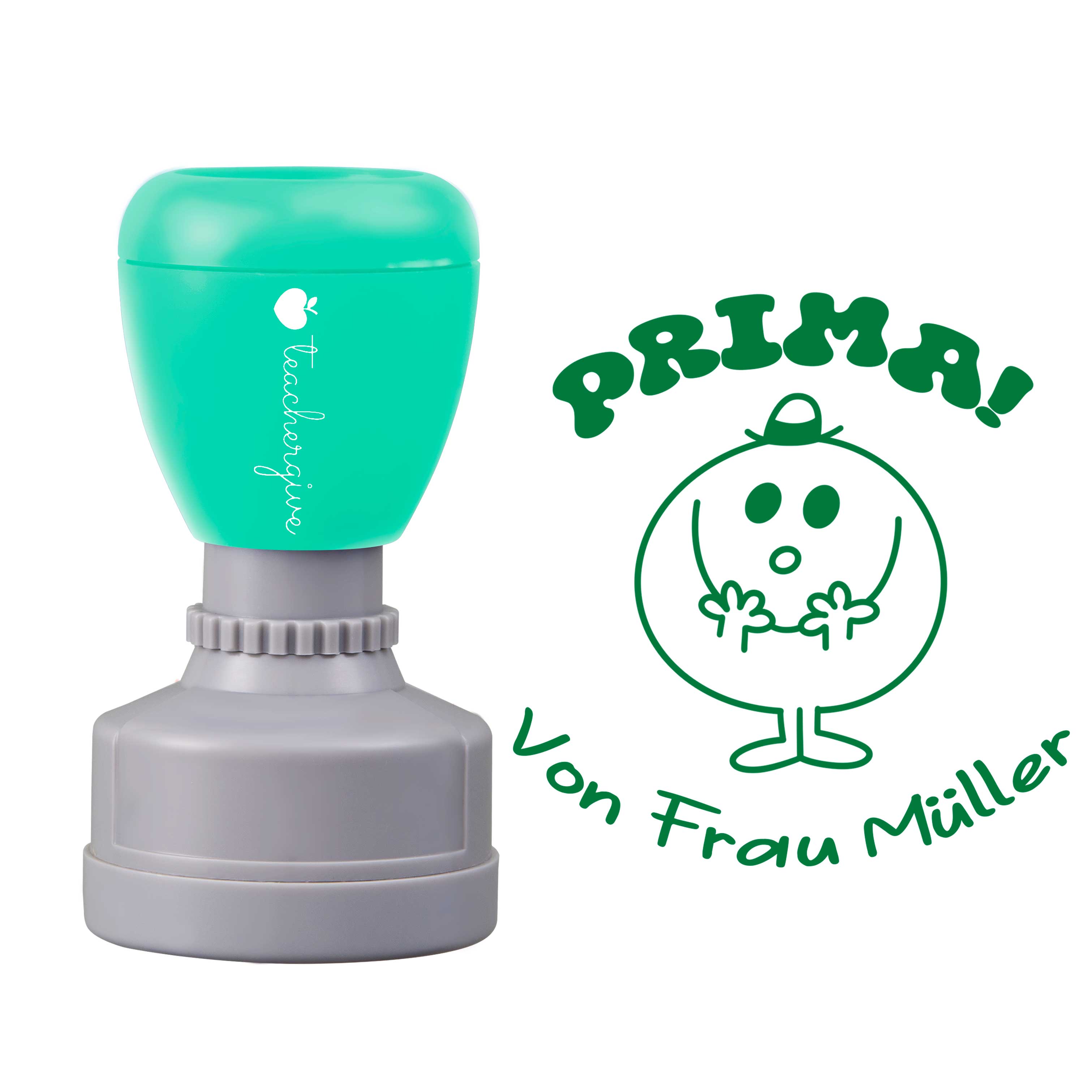 Personalisiert Name Prima Lehrer Stempel