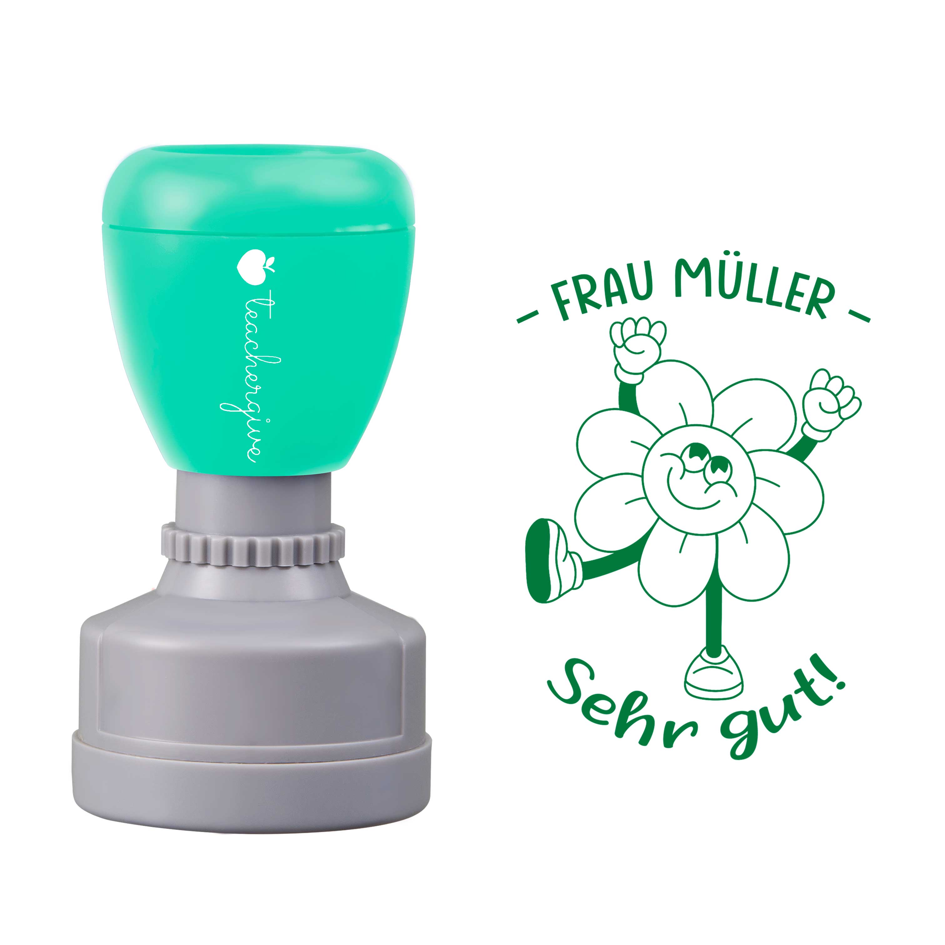 Personalisiert sehr gut Lehrer Stempel