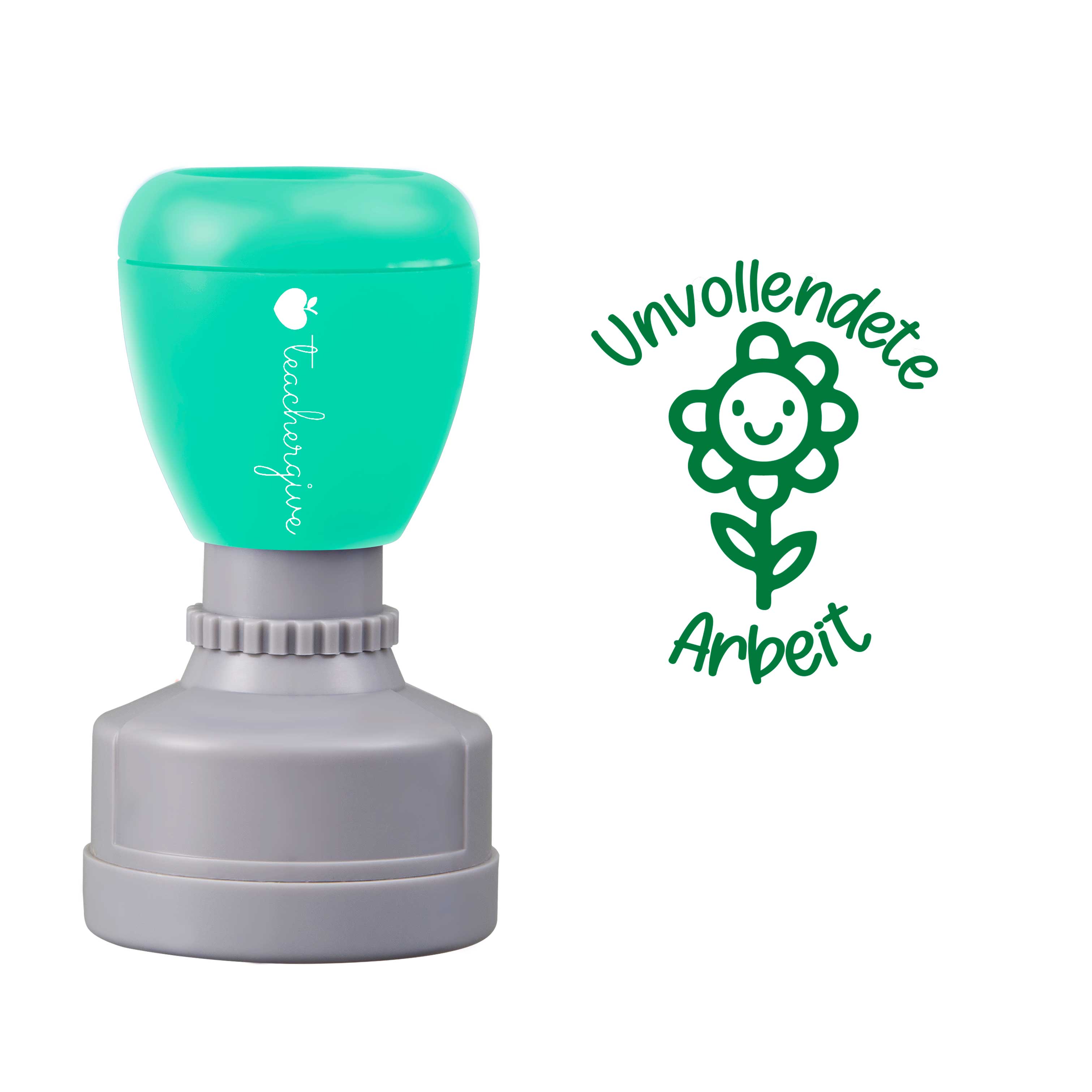 Unvollendete Arbeit Lehrer Stempel