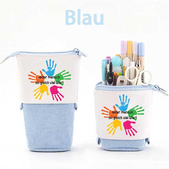 Jeder Mensch Ist Gleich Viel Wert  Federmäppchen Mäppchen