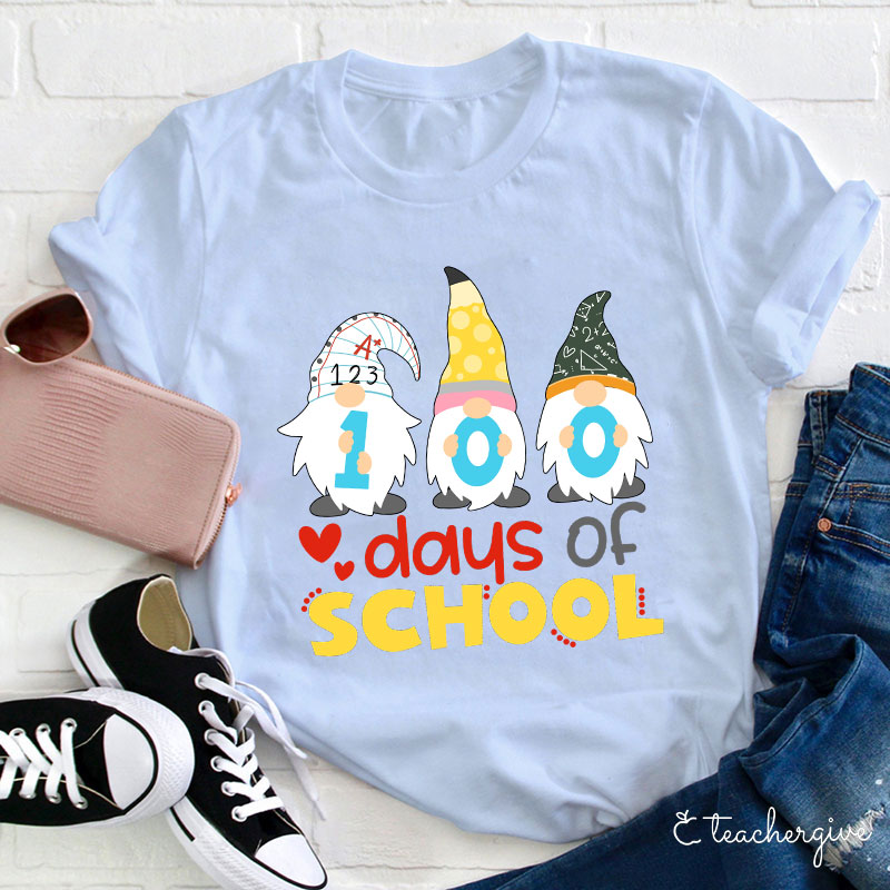 100 Days Of School Teacher T-Shirt