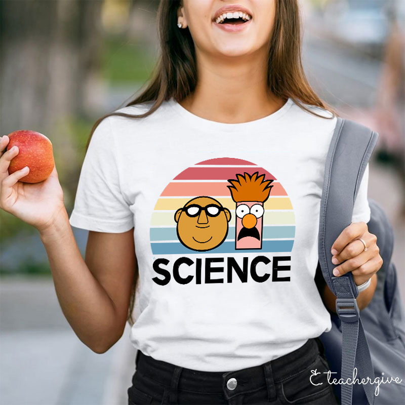 Bunsen And Beaker Science Teacher T-Shirt