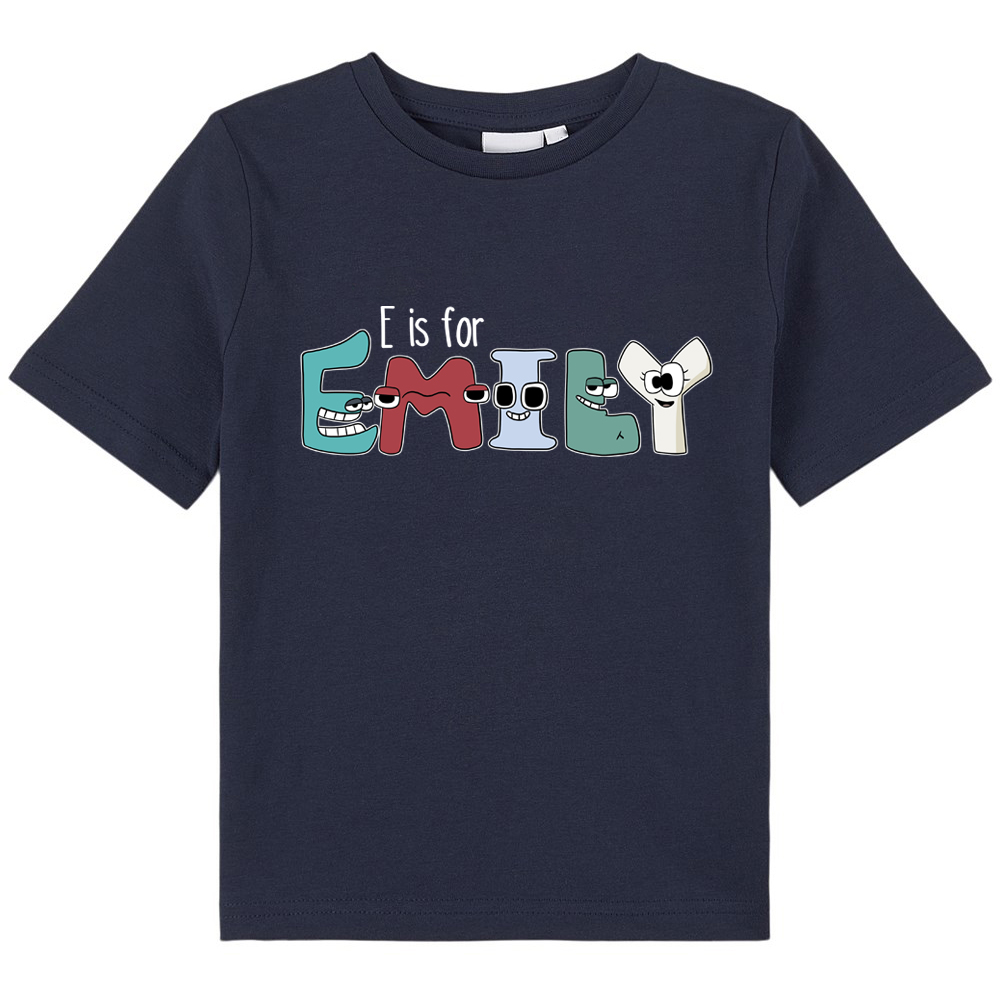 Personalized Funny Letters Kids T-Shirt