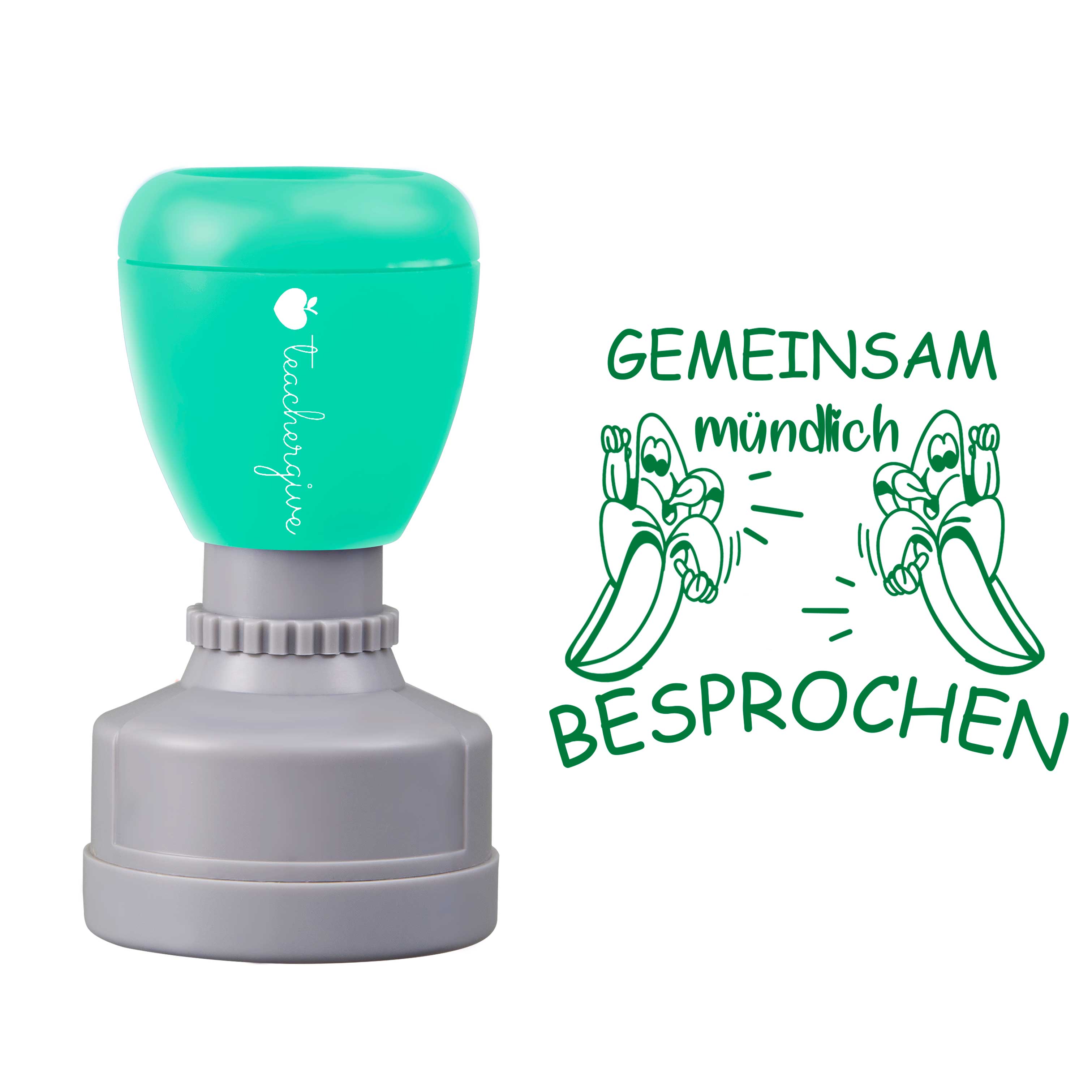 Gemeinsam Mündlich Besprochen Lehrer Stempel