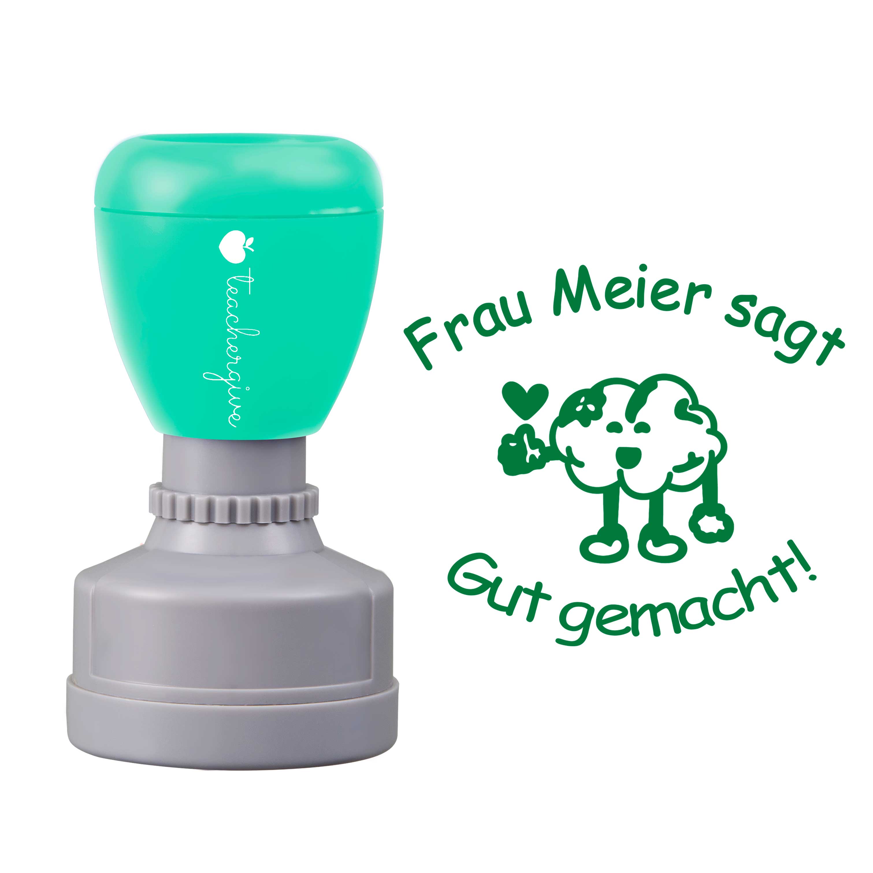 Personalisiert Gut Gemacht Lehrer Stempel