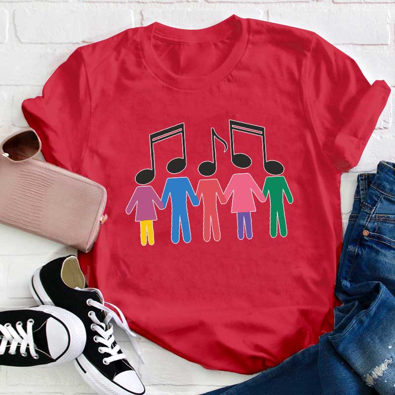 Musik Freundschaft Lehrer T-Shirt