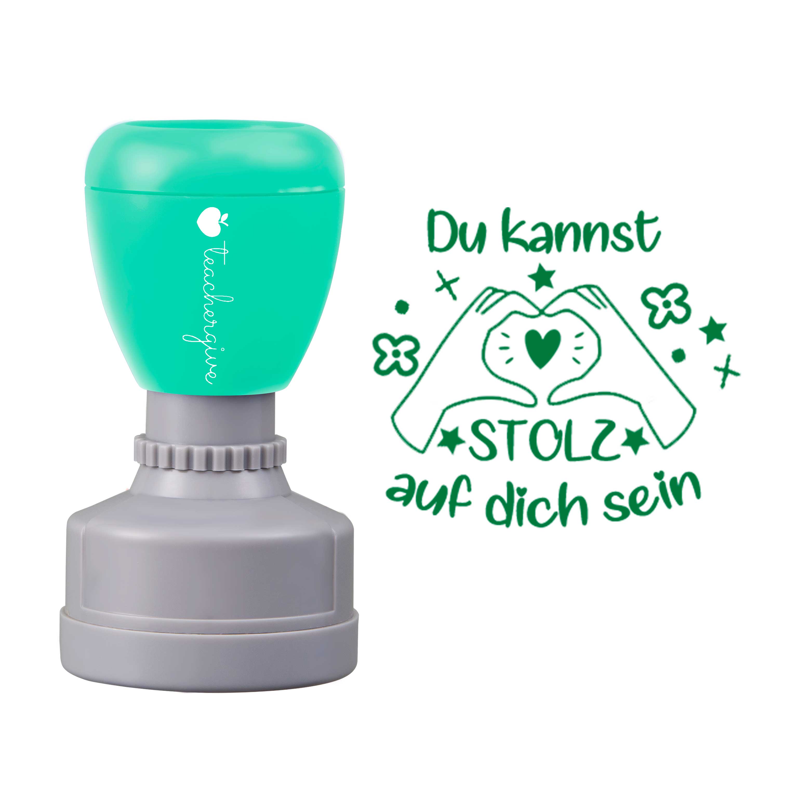 Du Kannst Stolz Auf Dich Sein Lehrer Stempel