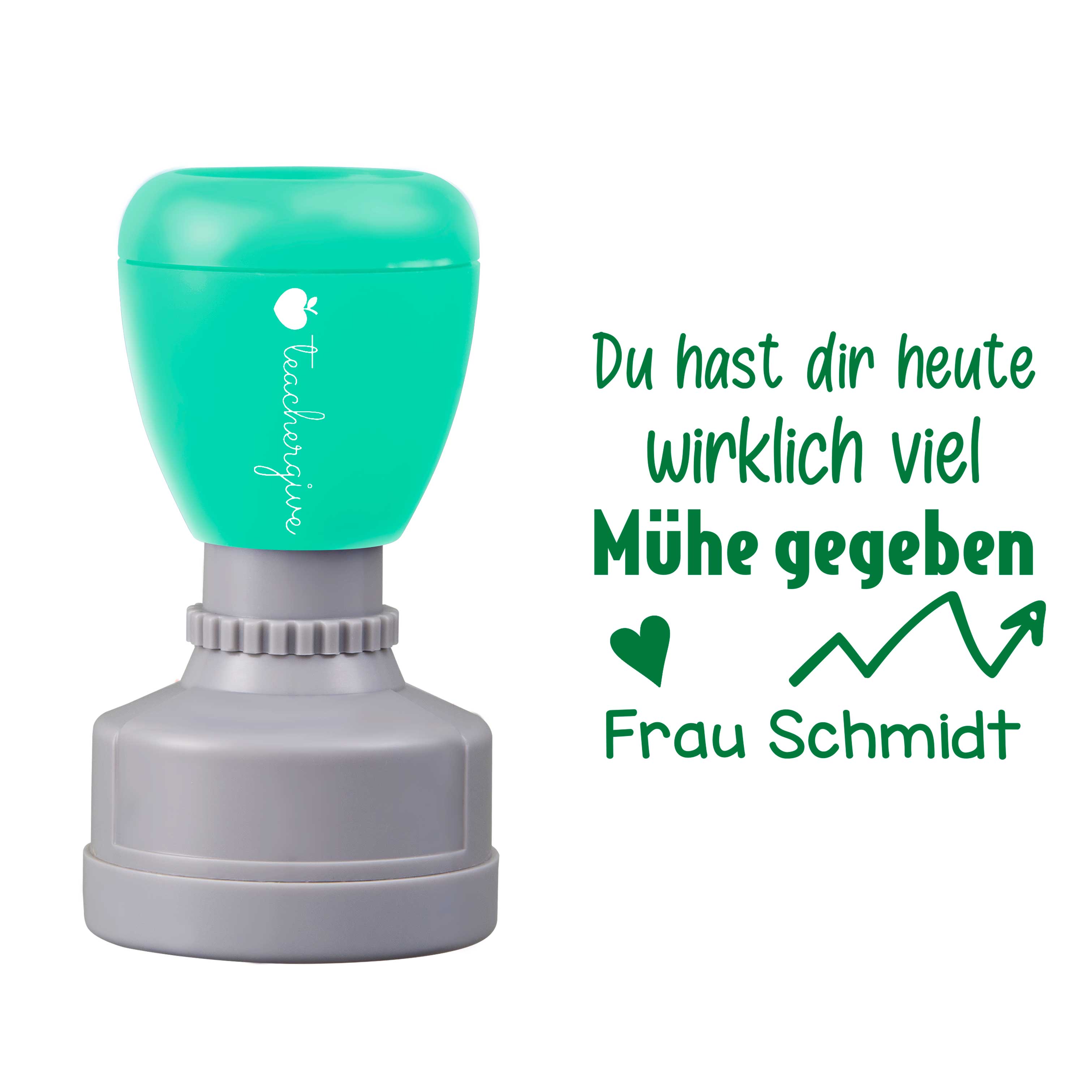 Personalisiert Du Hast Dir Heute Wirklich Viel Mühe Gegeben Lehrer Stempel