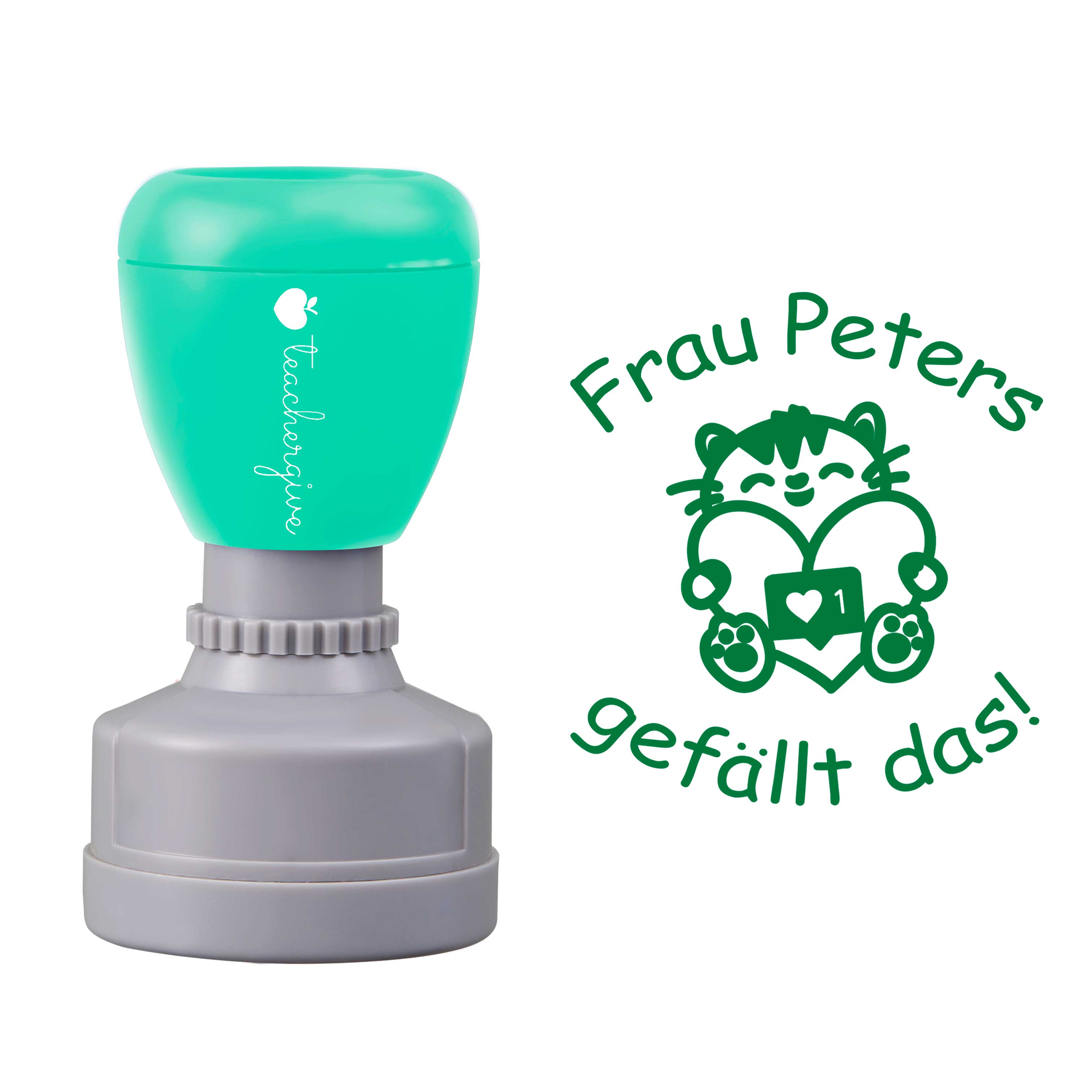 Personalisiert Gefällt Das Lehrer Stempel