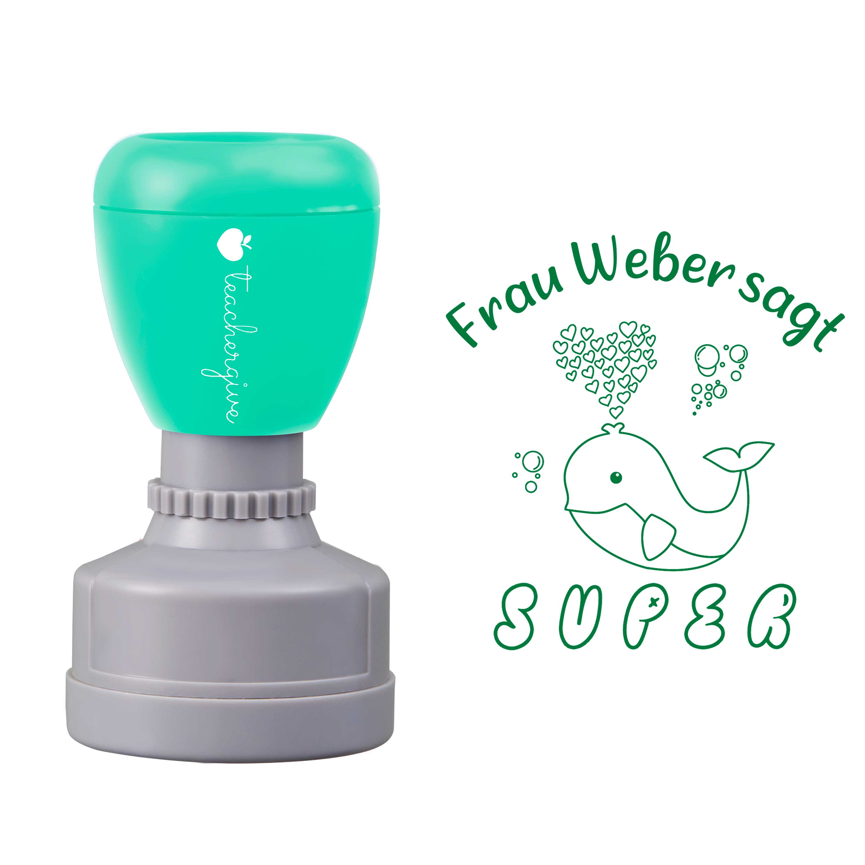 Personalisiert Super Lehrer Stempel
