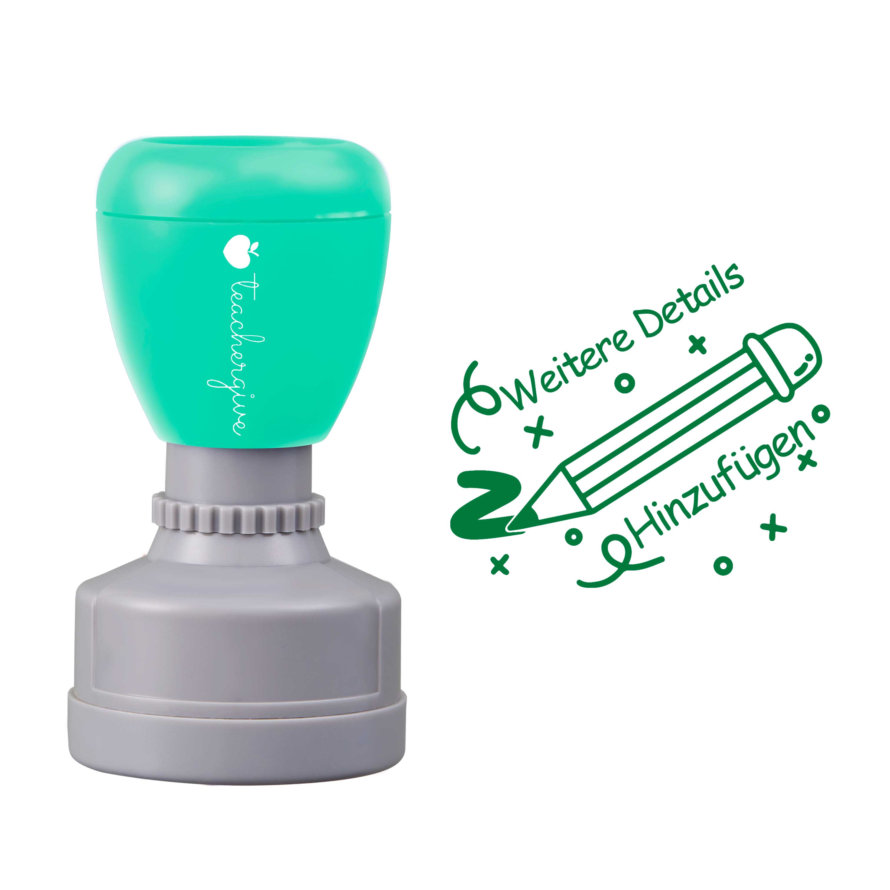 Weitere Details Hinzufügen Lehrer Stempel