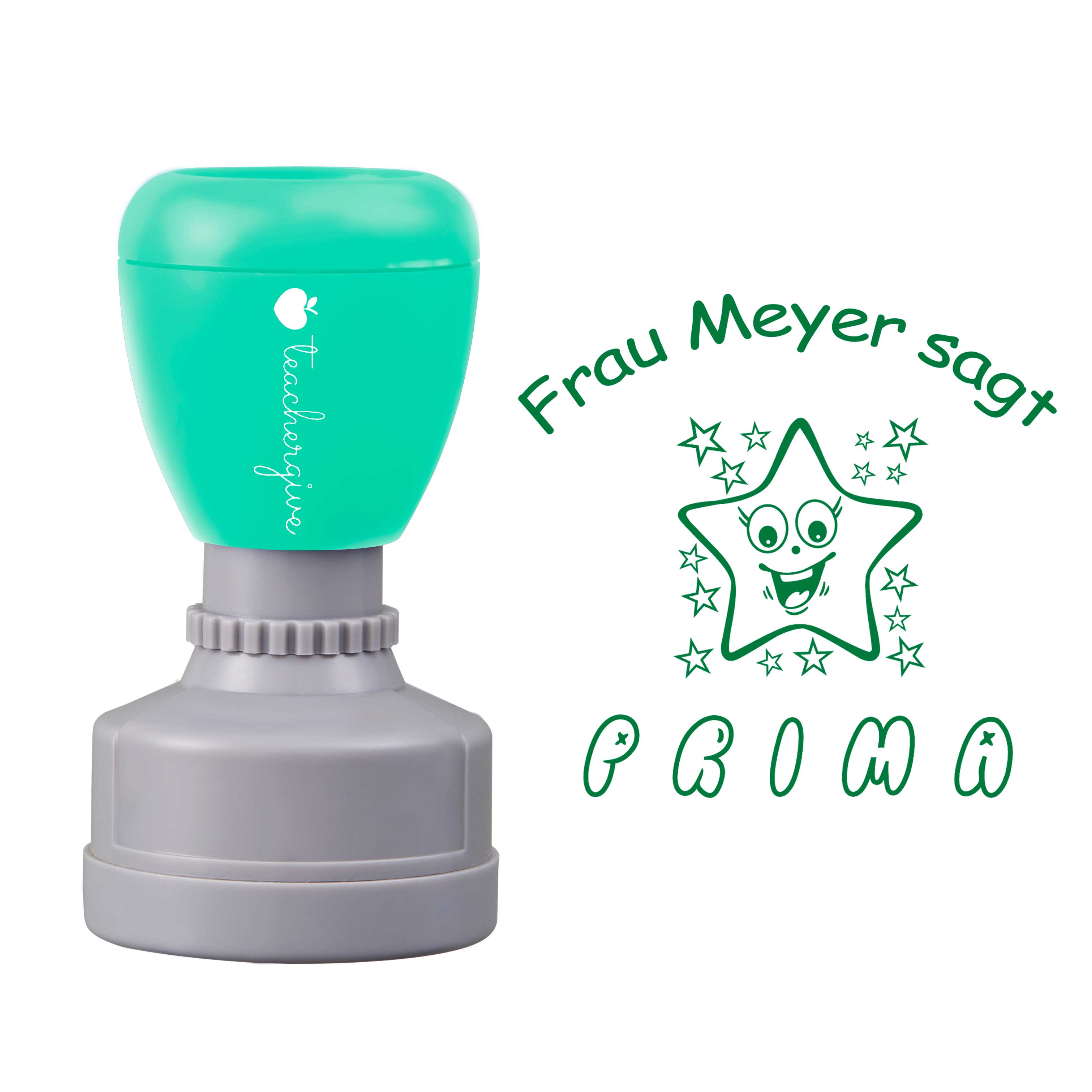 Personalisiert Sagt Prima Lehrer Stempel
