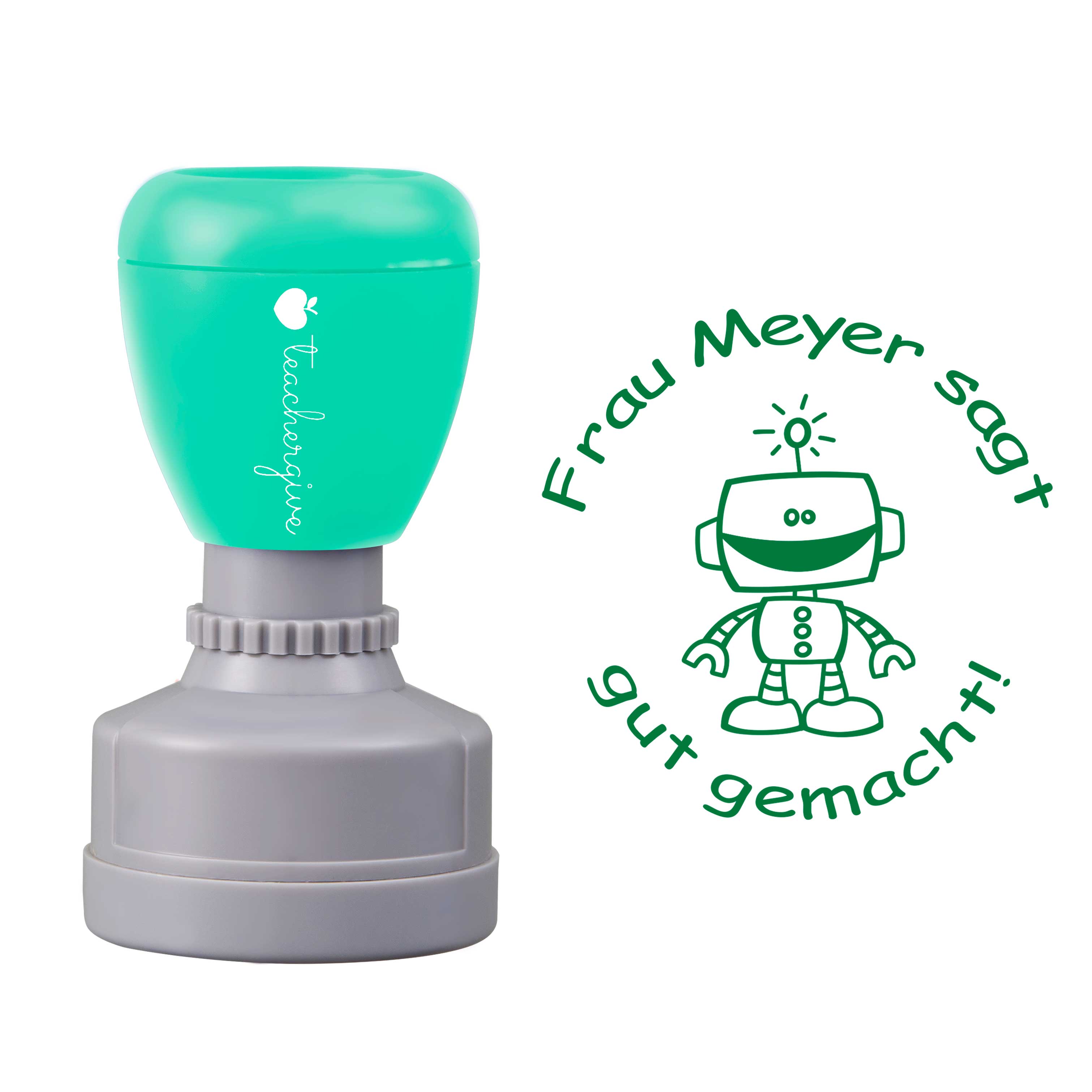 Personalisiert Sagt Gut Gemacht Lehrer Stempel