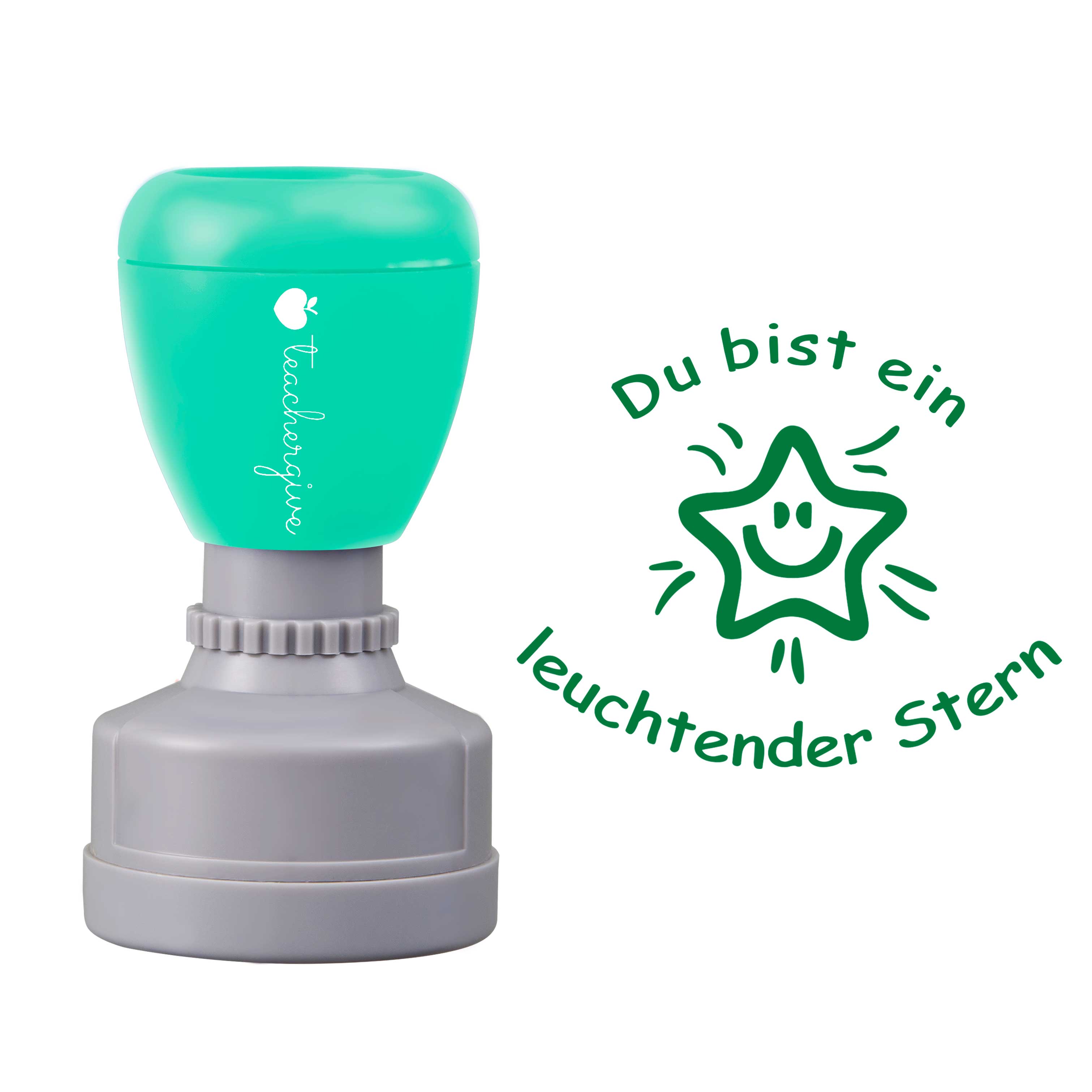 Du Bist Ein Leuchtender Stern Lehrer Stempel