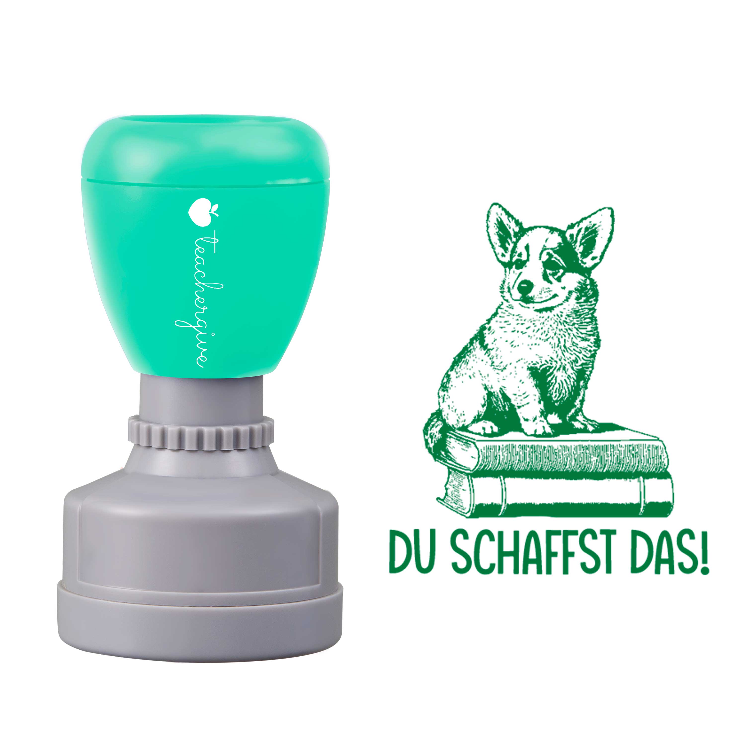 Du schaffst das Lehrer Stempel