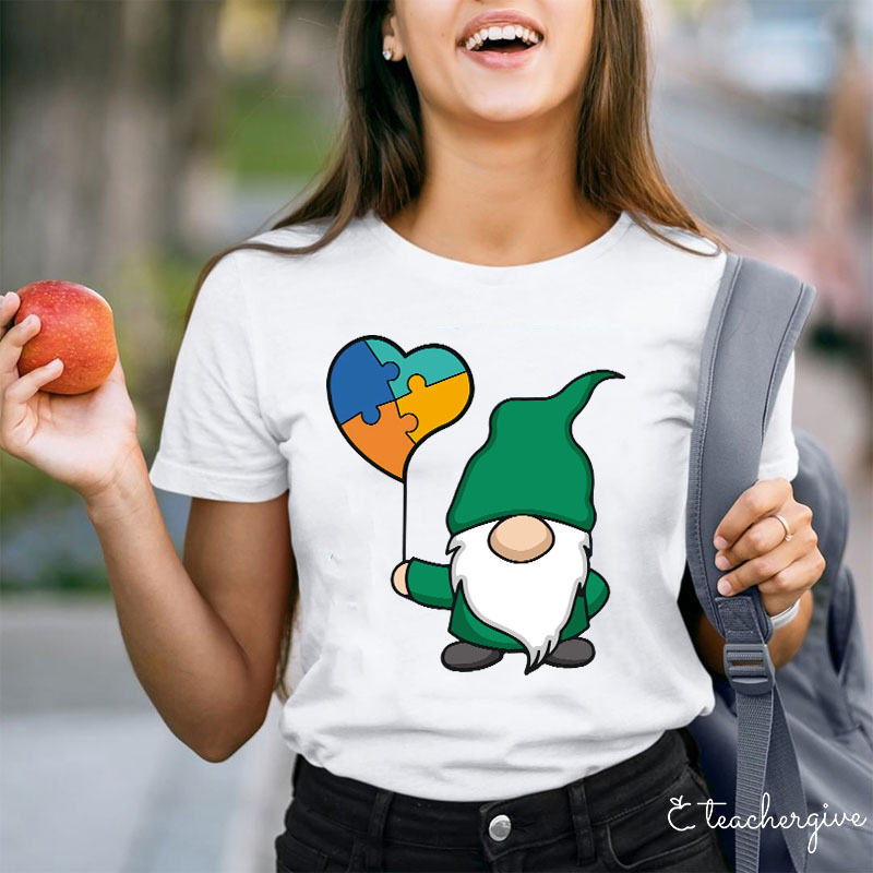 SLP Balloon Gnome Teacher T-Shirt
