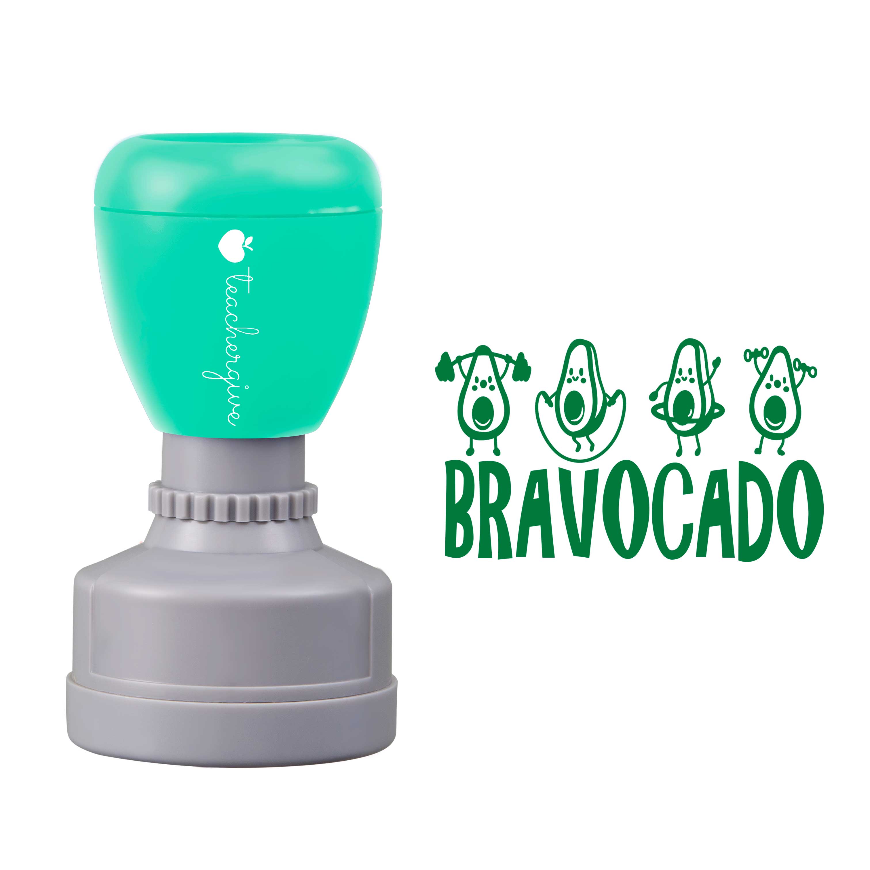 Bravo Bravocado Lehrer Stempel